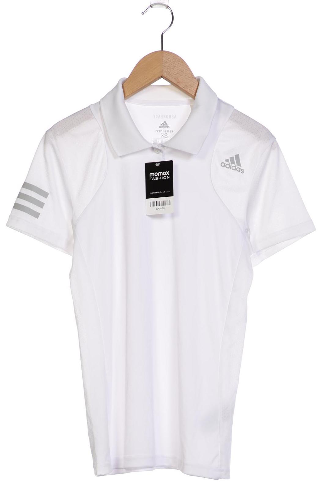 

adidas Damen Poloshirt, weiß, Gr. 34