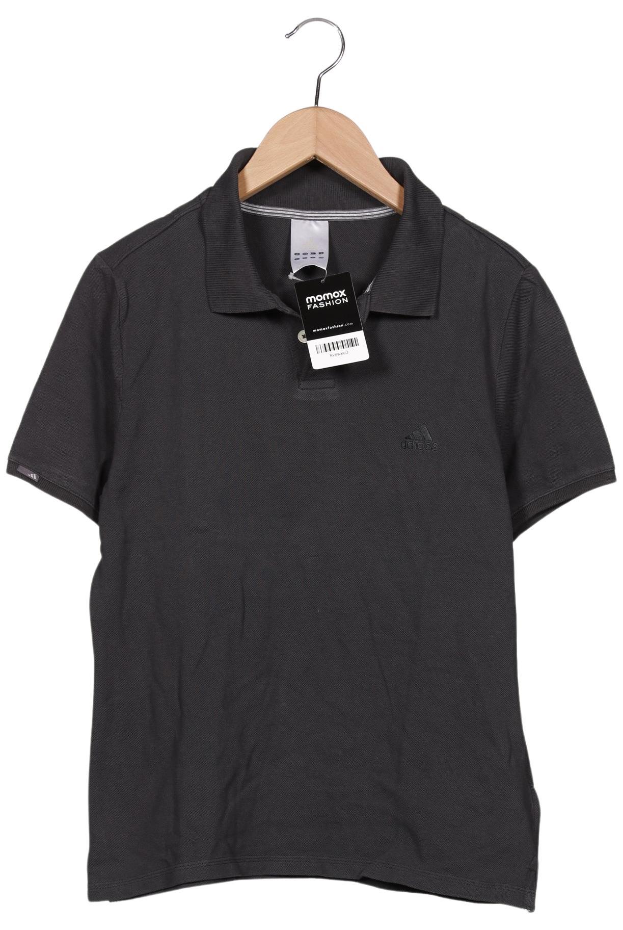 

adidas Damen Poloshirt, grau, Gr. 42