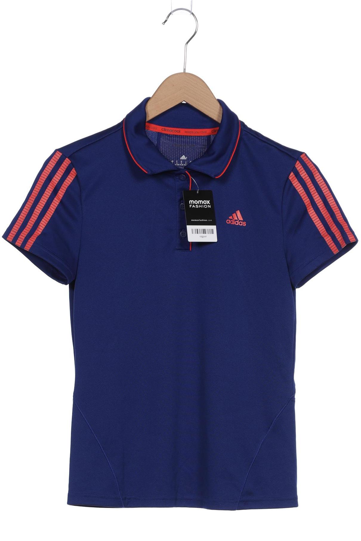 

adidas Damen Poloshirt, blau, Gr. 36