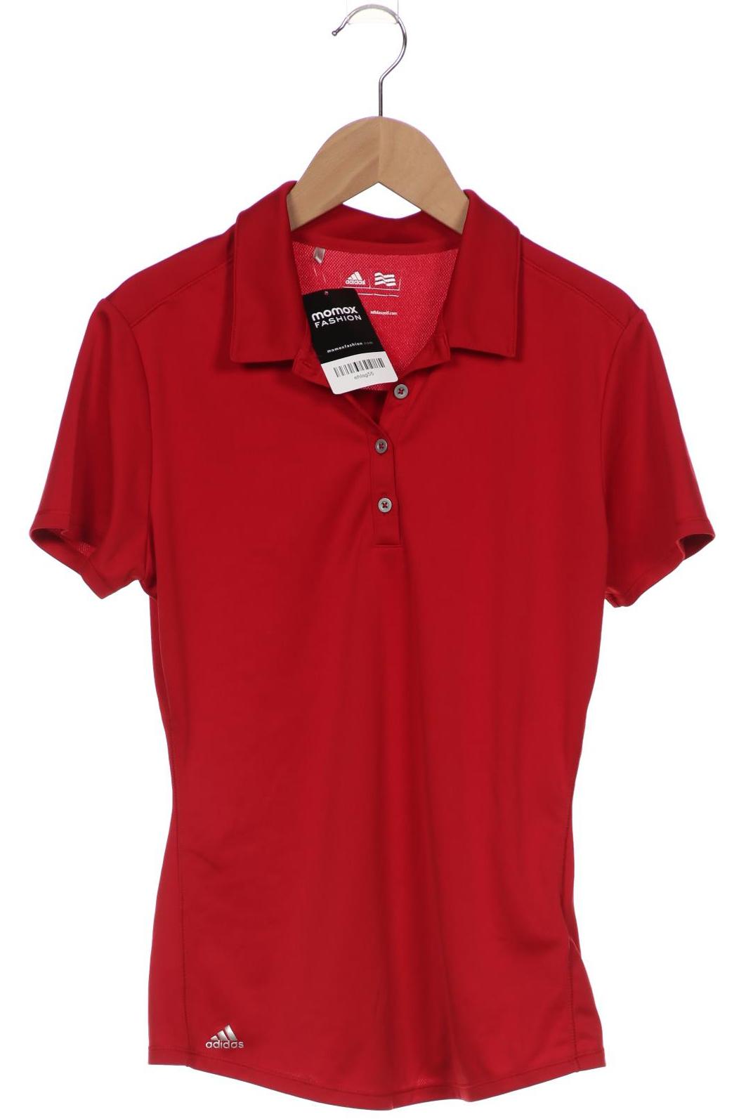 

adidas Damen Poloshirt, rot, Gr. 36