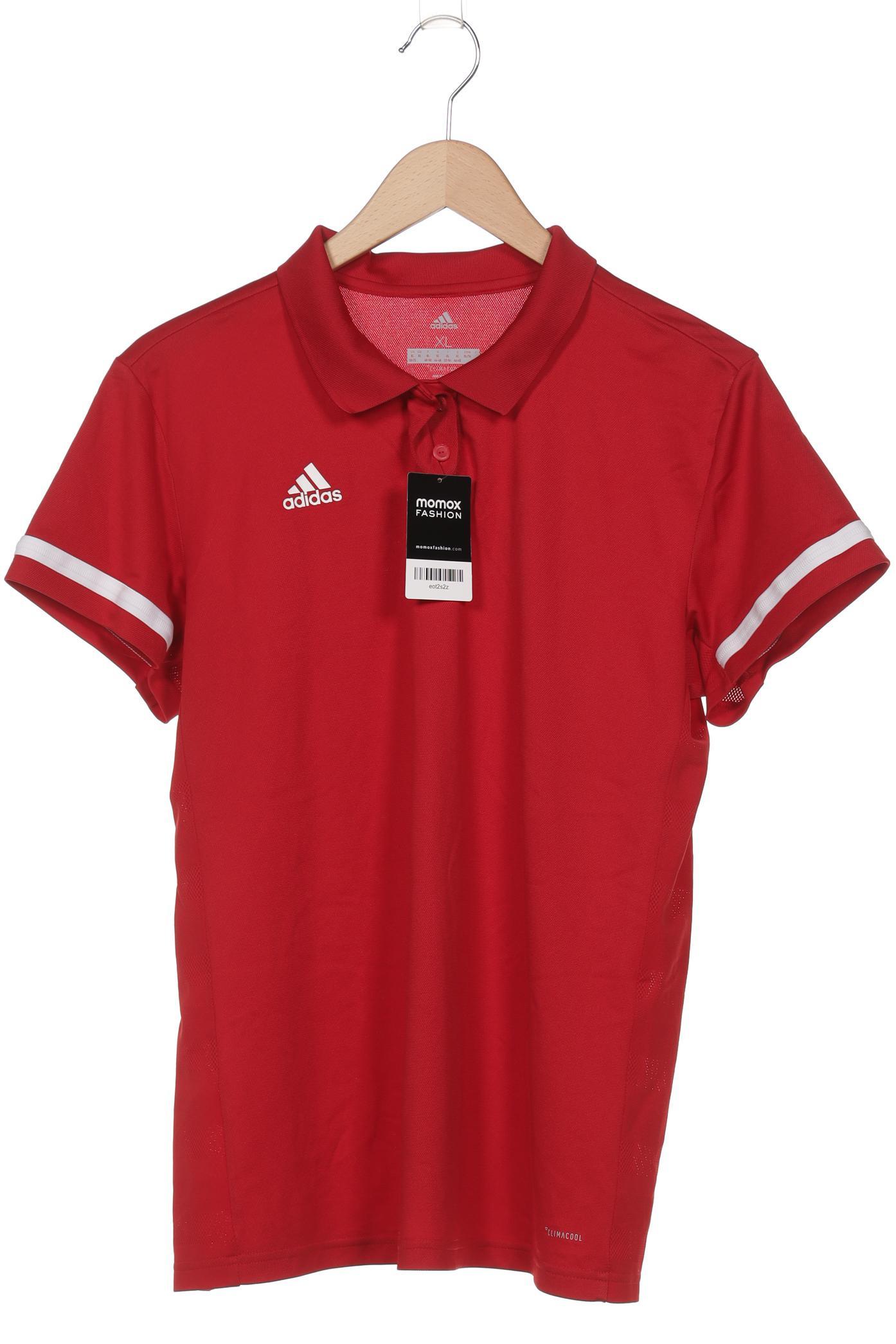 

adidas Damen Poloshirt, rot, Gr. 44