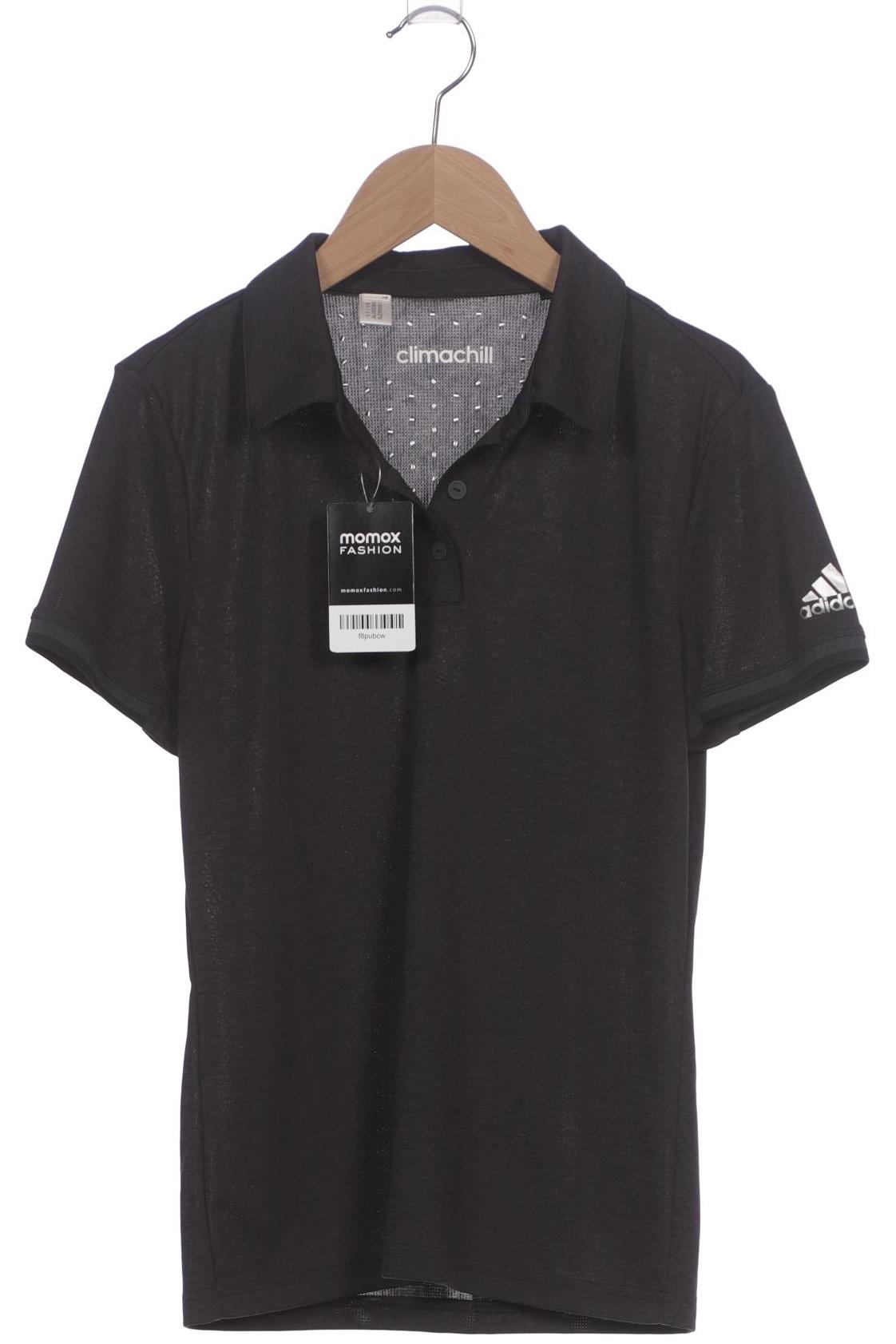 

adidas Damen Poloshirt, grau, Gr. 36
