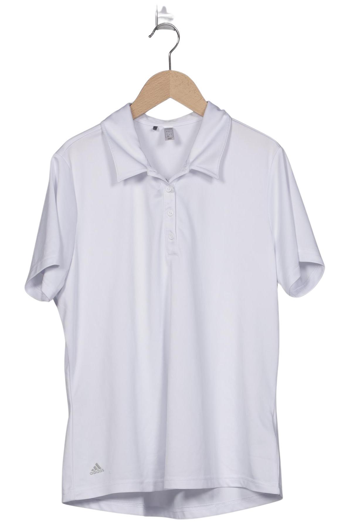 

adidas Damen Poloshirt, weiß, Gr. 44
