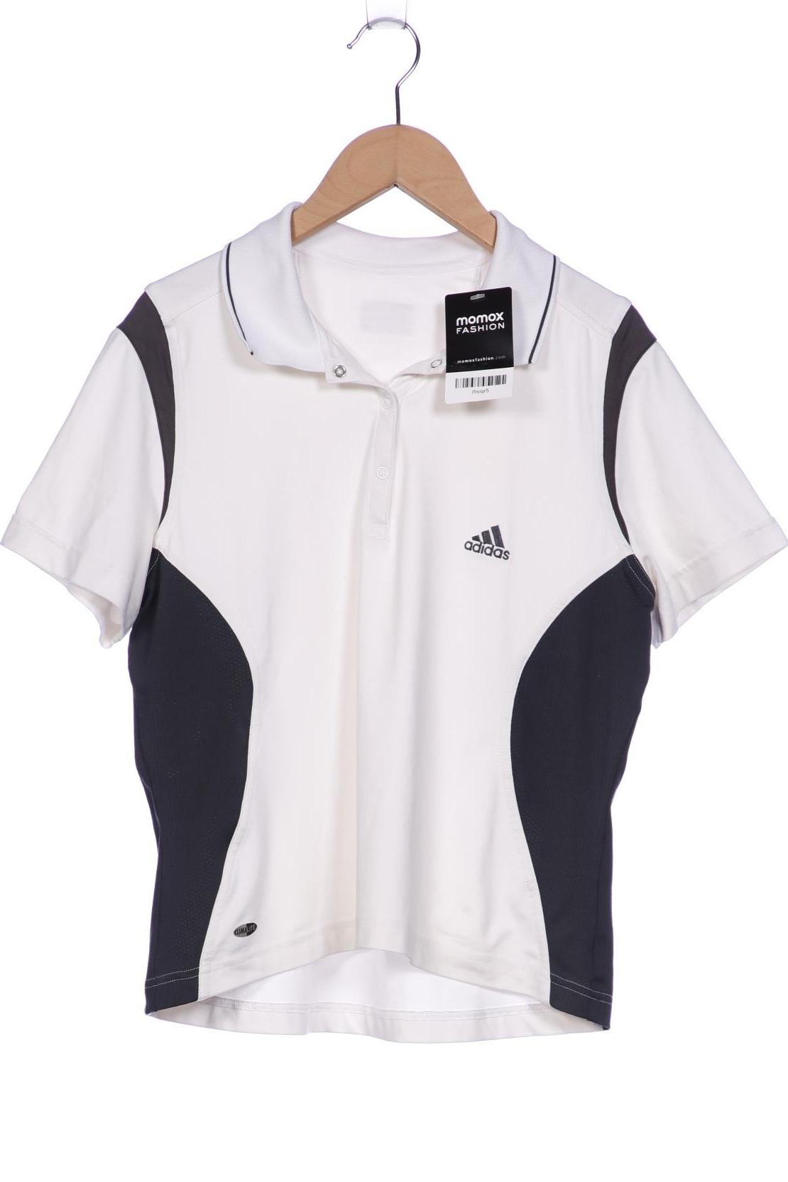 

adidas Damen Poloshirt, weiß, Gr. 38