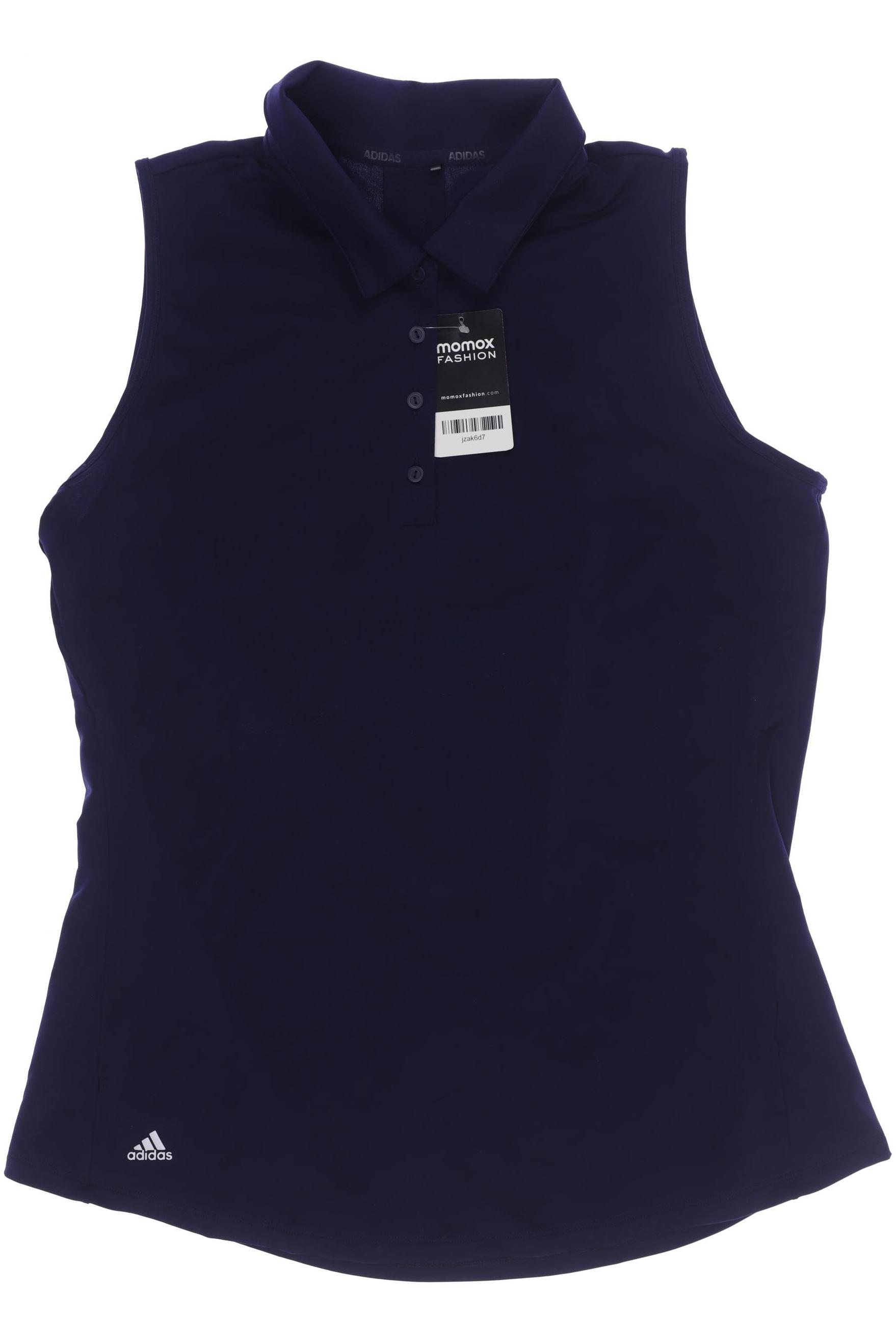 

adidas Damen Poloshirt, blau, Gr. 42