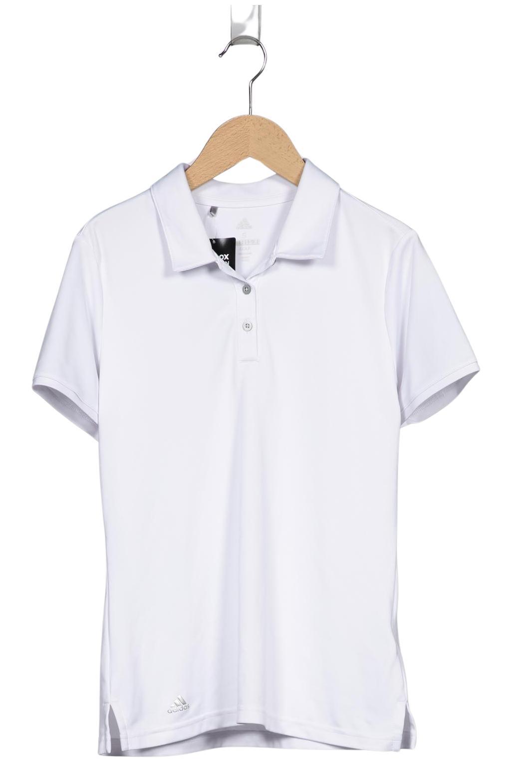 

adidas Damen Poloshirt, weiß, Gr. 36