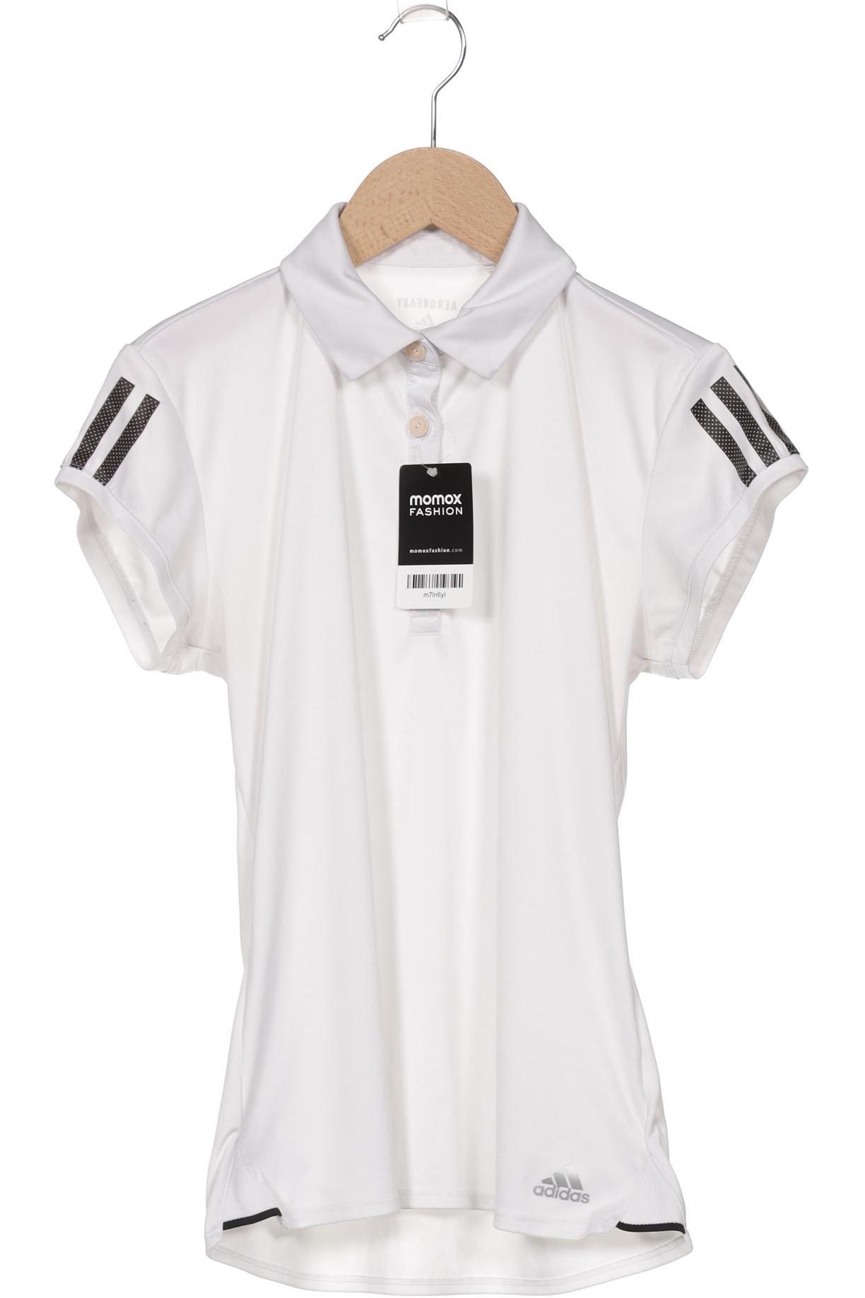 

adidas Damen Poloshirt, weiß, Gr. 38