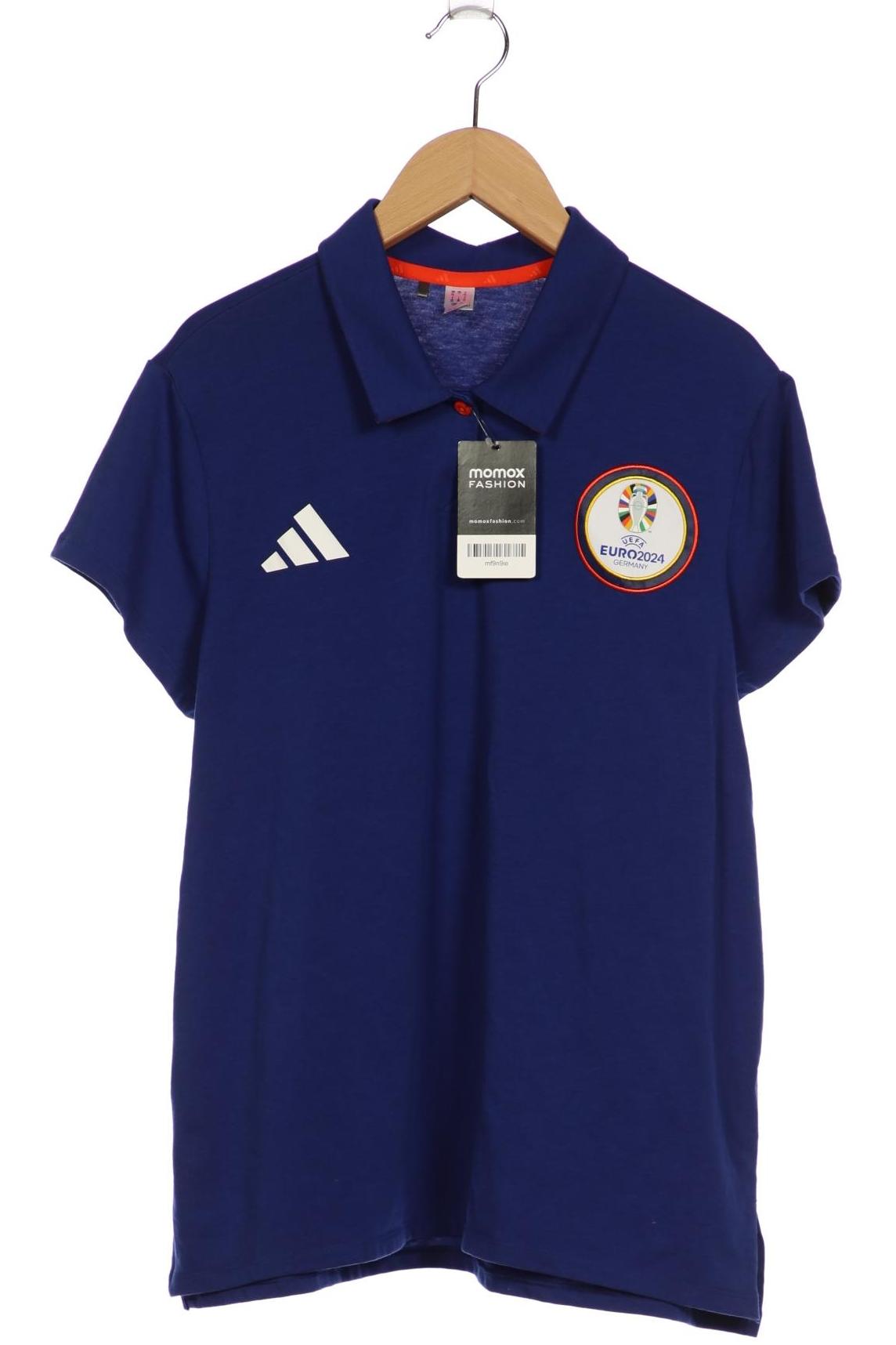 

adidas Damen Poloshirt, blau, Gr. 42