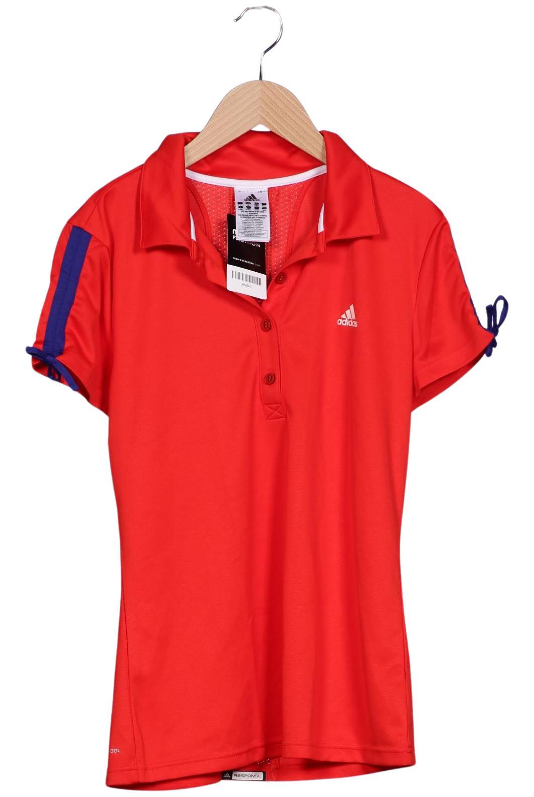 

adidas Damen Poloshirt, rot, Gr. 38