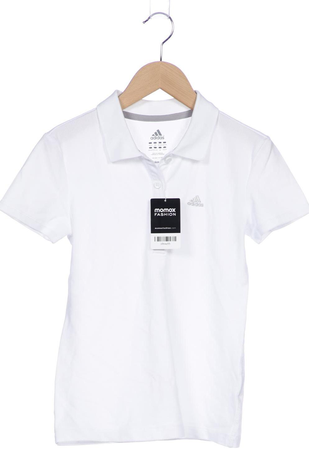 

adidas Damen Poloshirt, weiß, Gr. 32