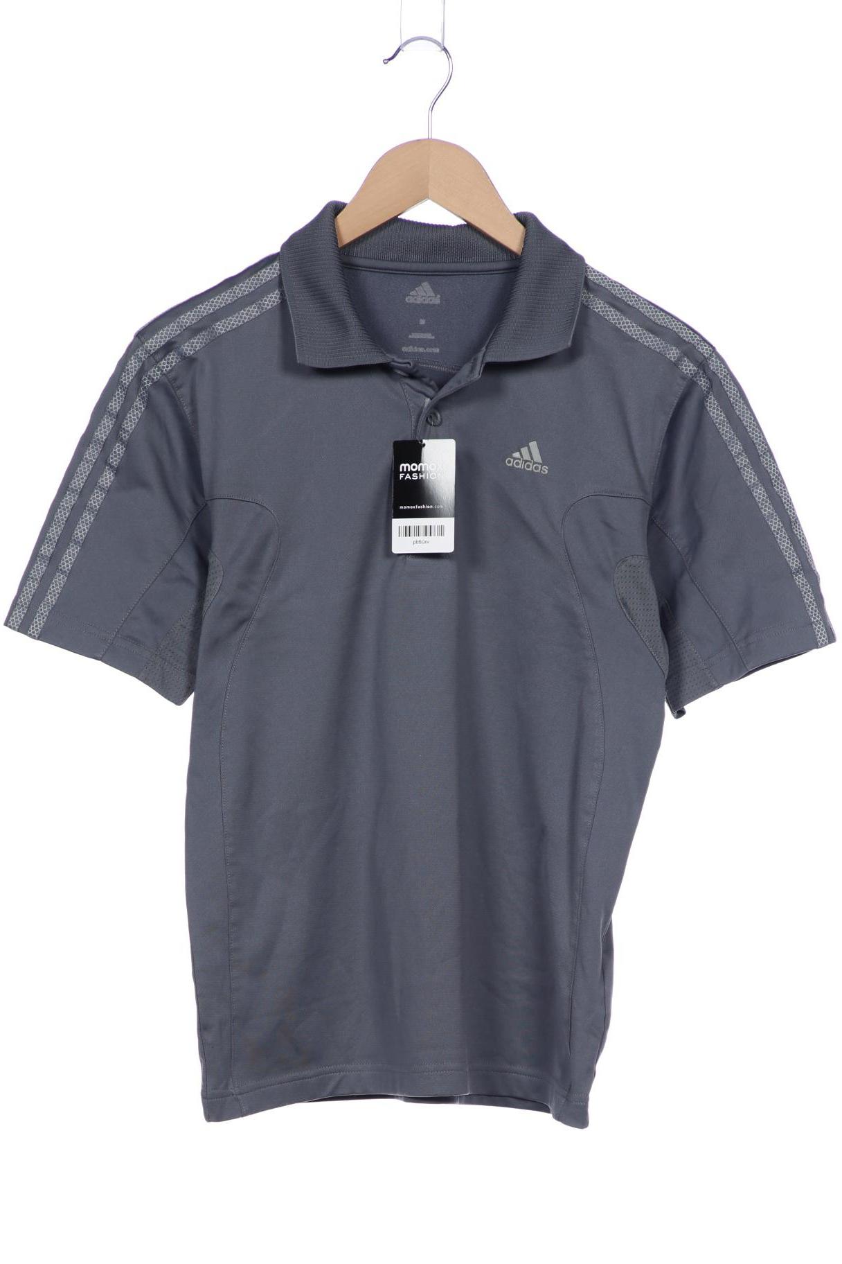 

adidas Damen Poloshirt, grau, Gr. 38