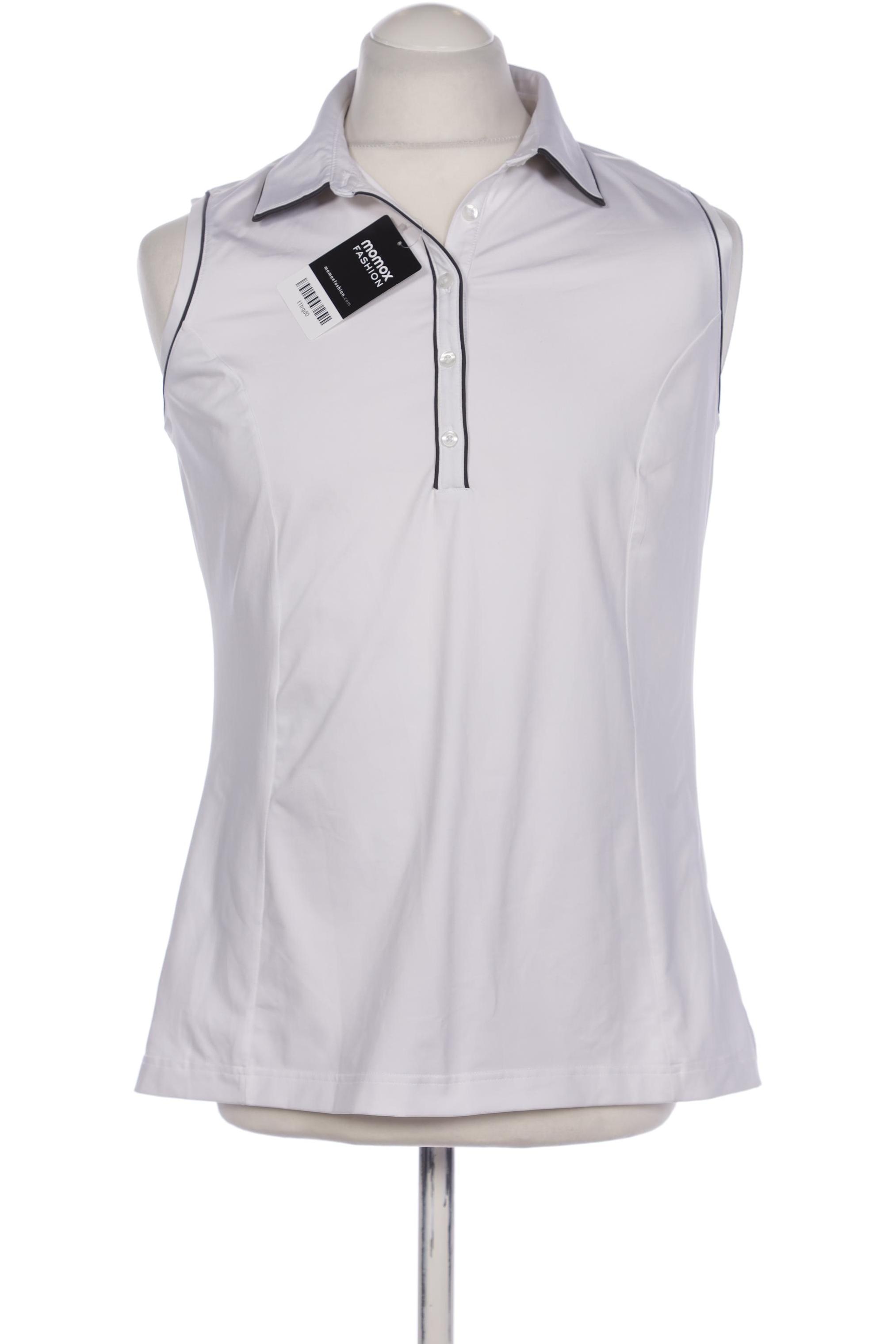 

adidas Damen Poloshirt, weiß, Gr. 44