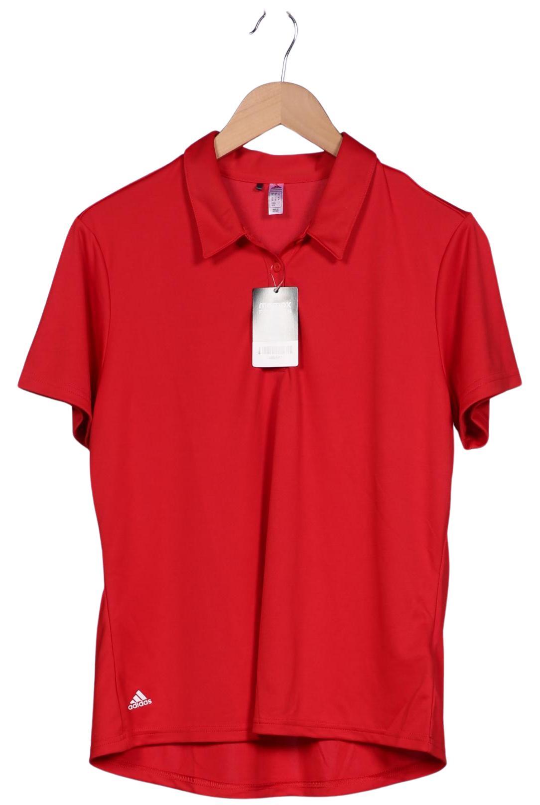

adidas Damen Poloshirt, rot, Gr. 44
