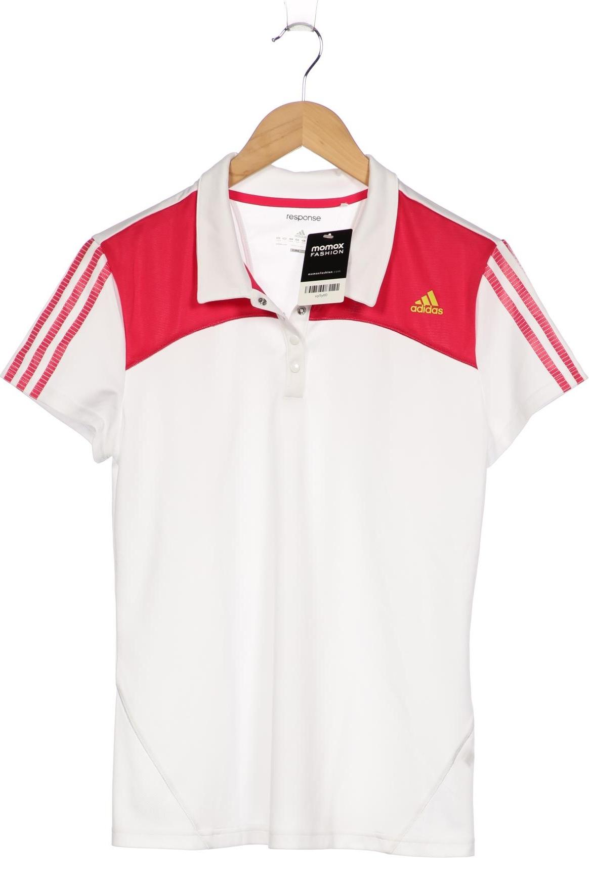 

adidas Damen Poloshirt, weiß, Gr. 42