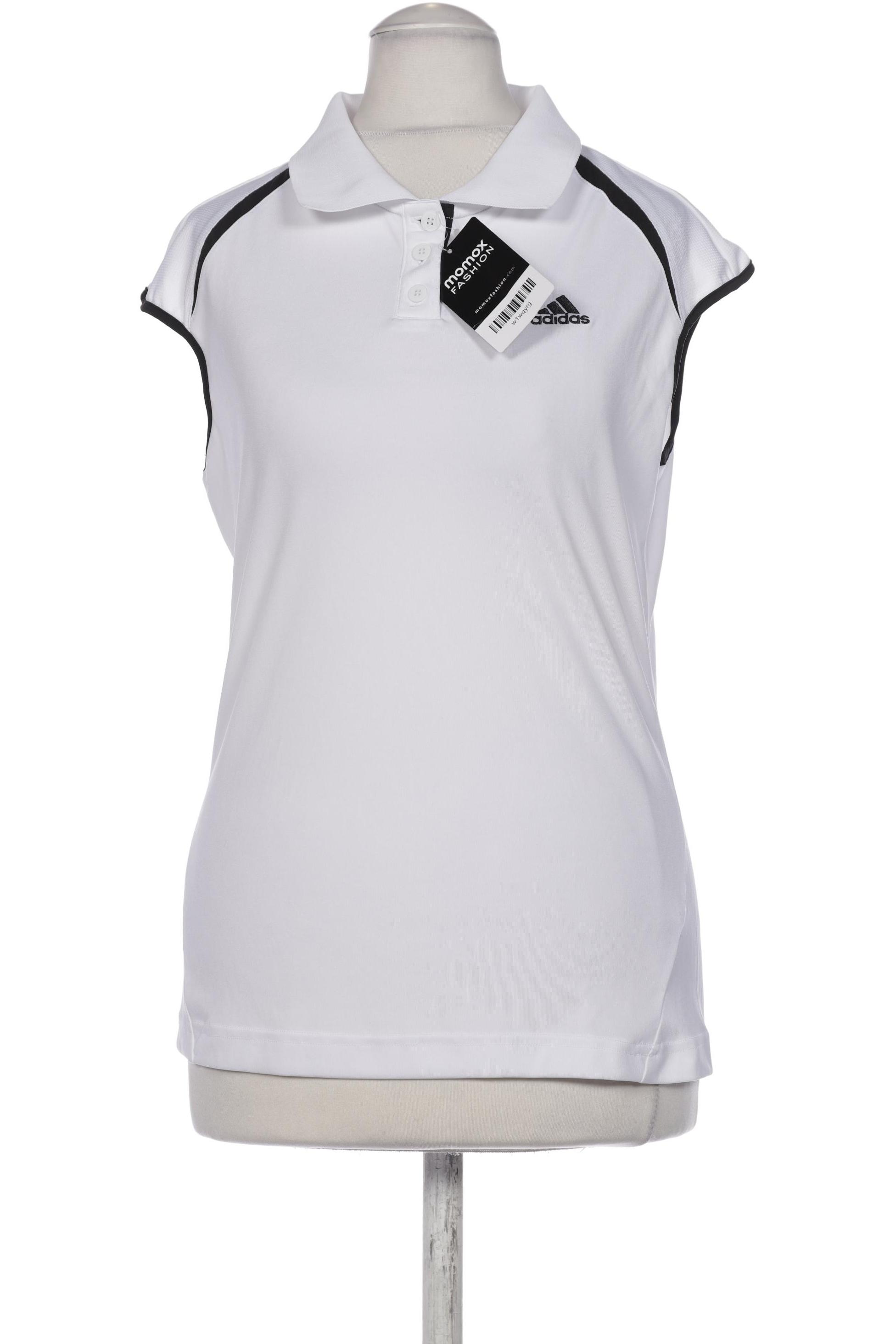 

adidas Damen Poloshirt, weiß, Gr. 36