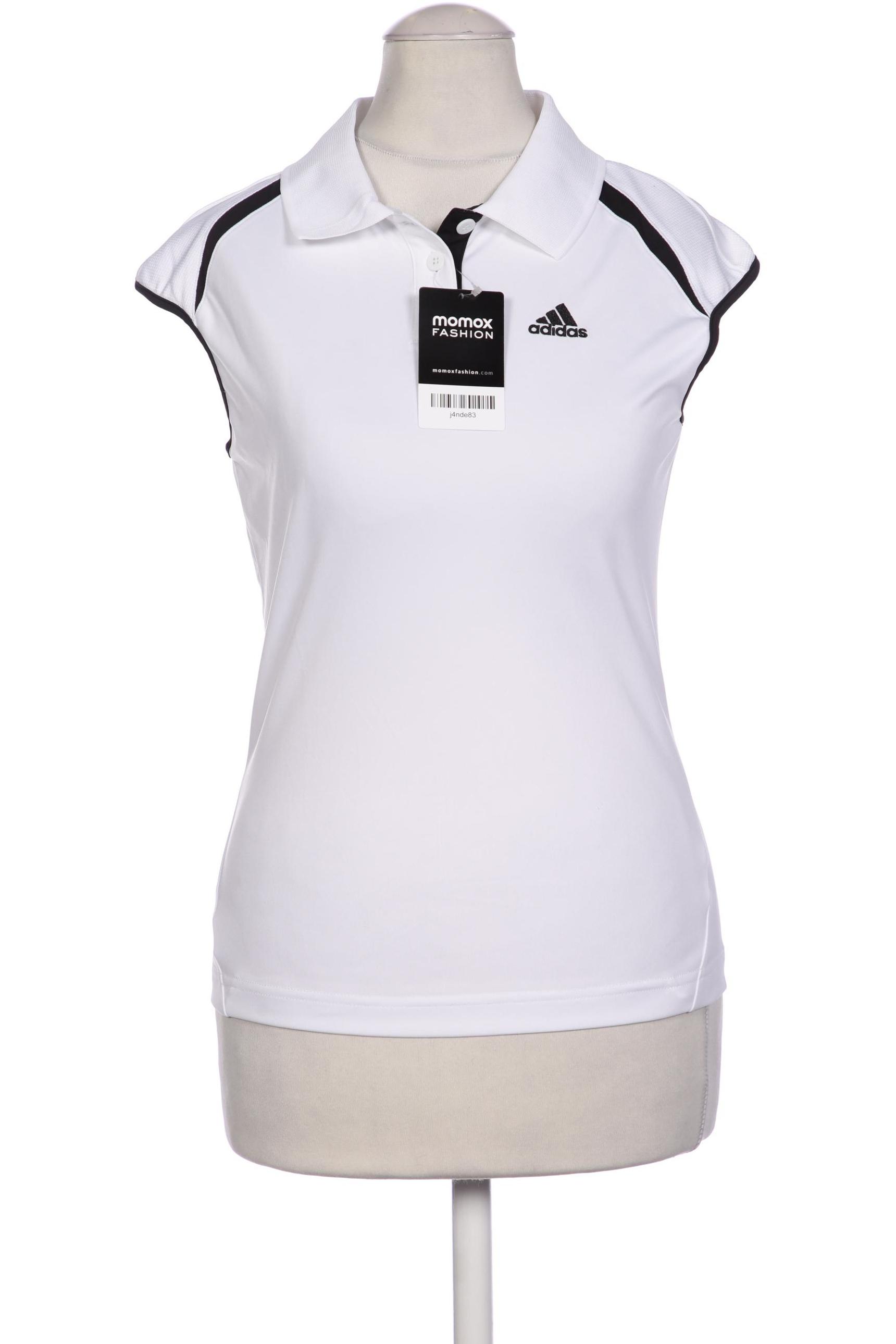 

adidas Damen Poloshirt, weiß, Gr. 36