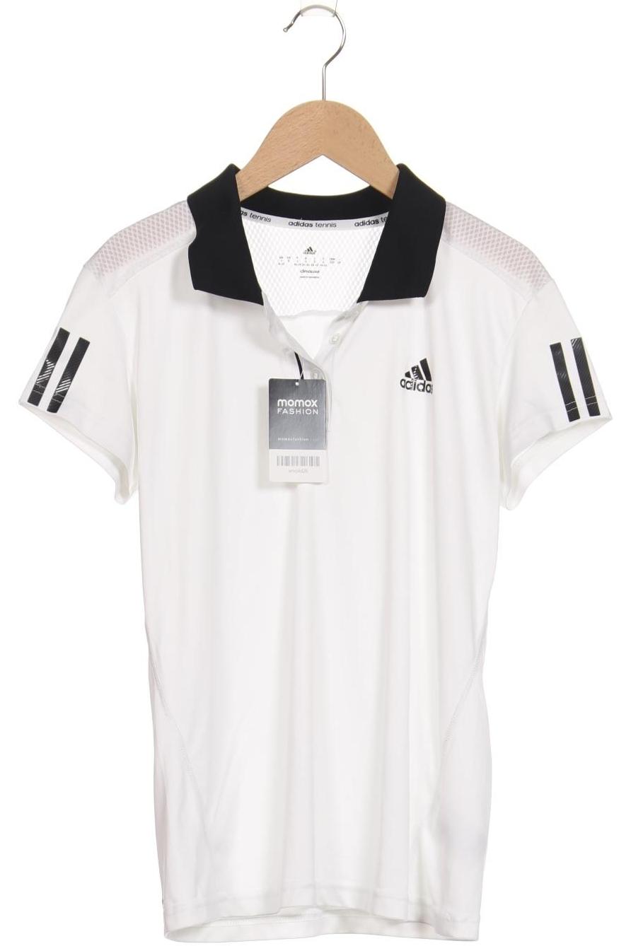 

adidas Damen Poloshirt, weiß, Gr. 36