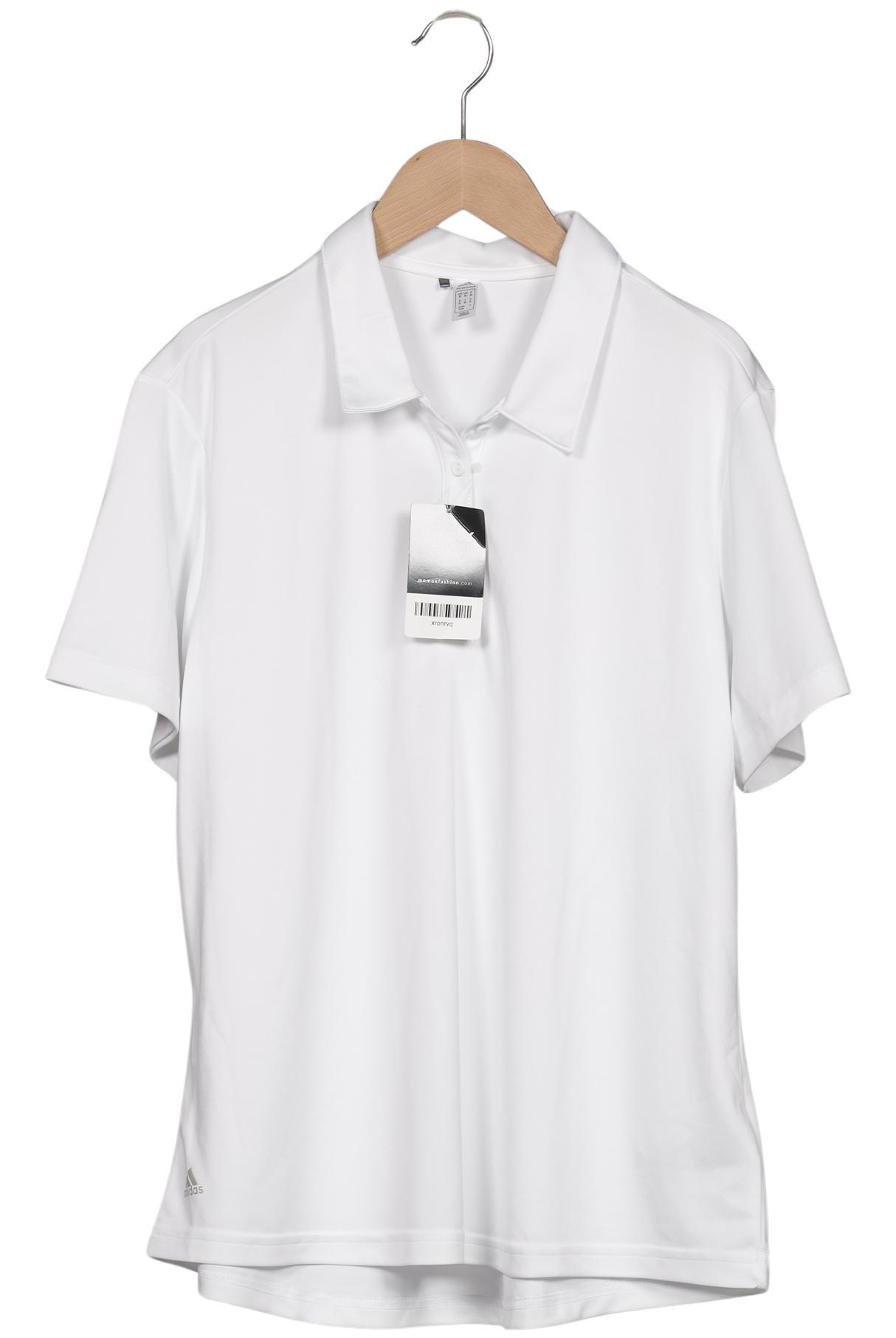 

adidas Damen Poloshirt, weiß, Gr. 44