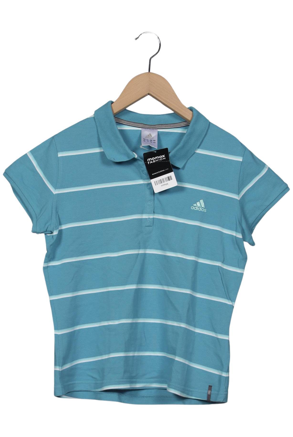 

adidas Damen Poloshirt, blau, Gr. 42
