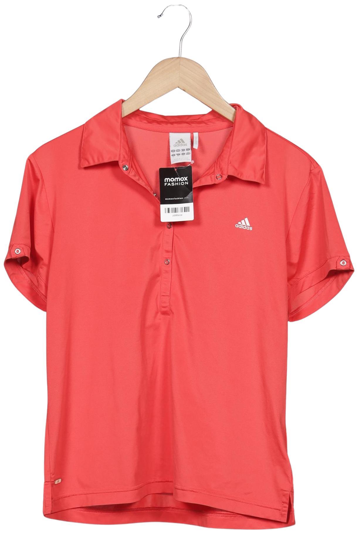 

adidas Damen Poloshirt, rot, Gr. 42