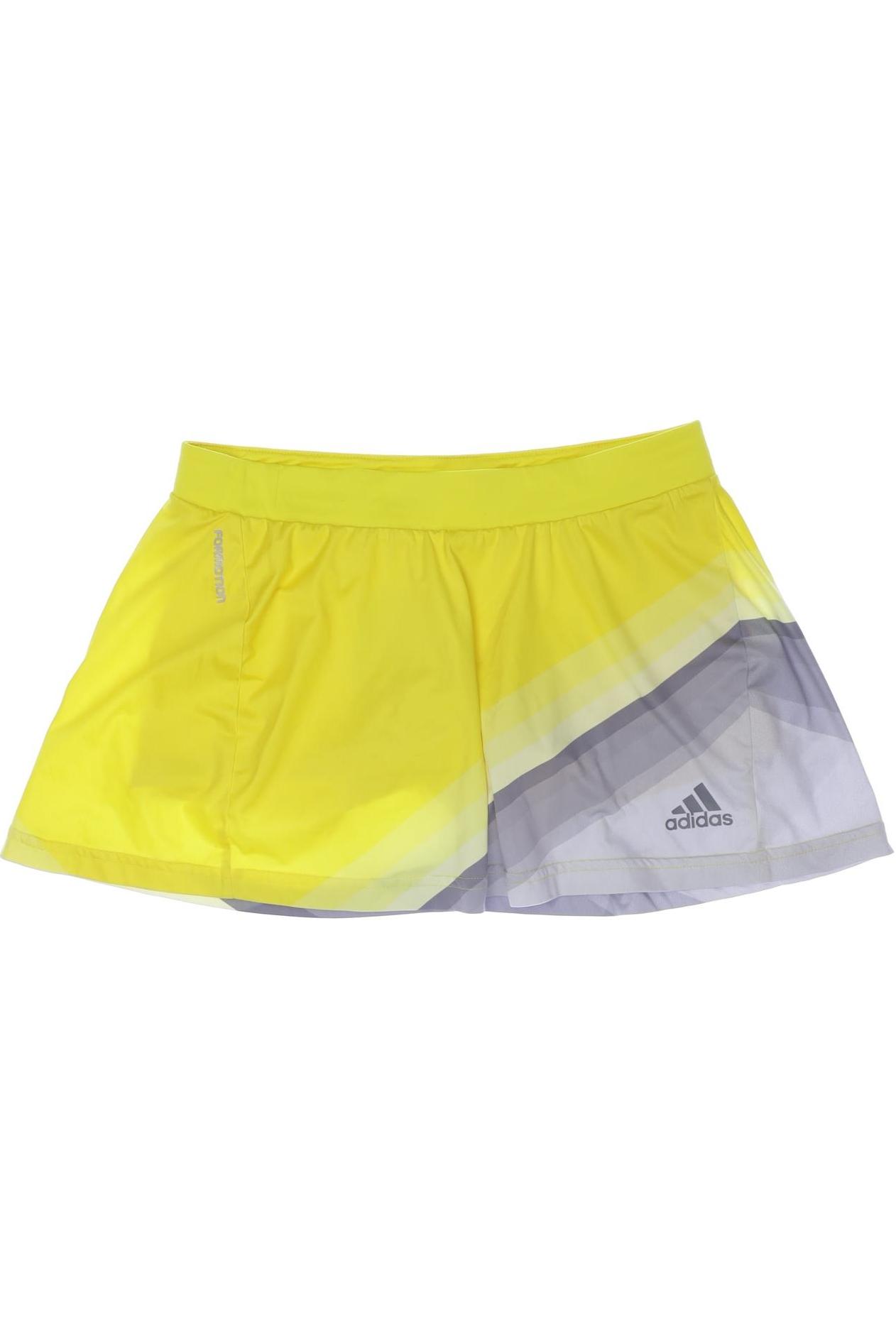 

adidas Damen Rock, gelb, Gr. 34