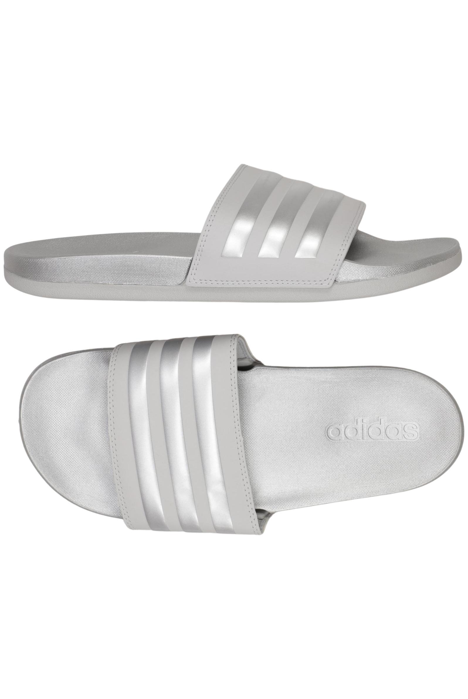 

adidas Damen Sandale, silber, Gr. 6