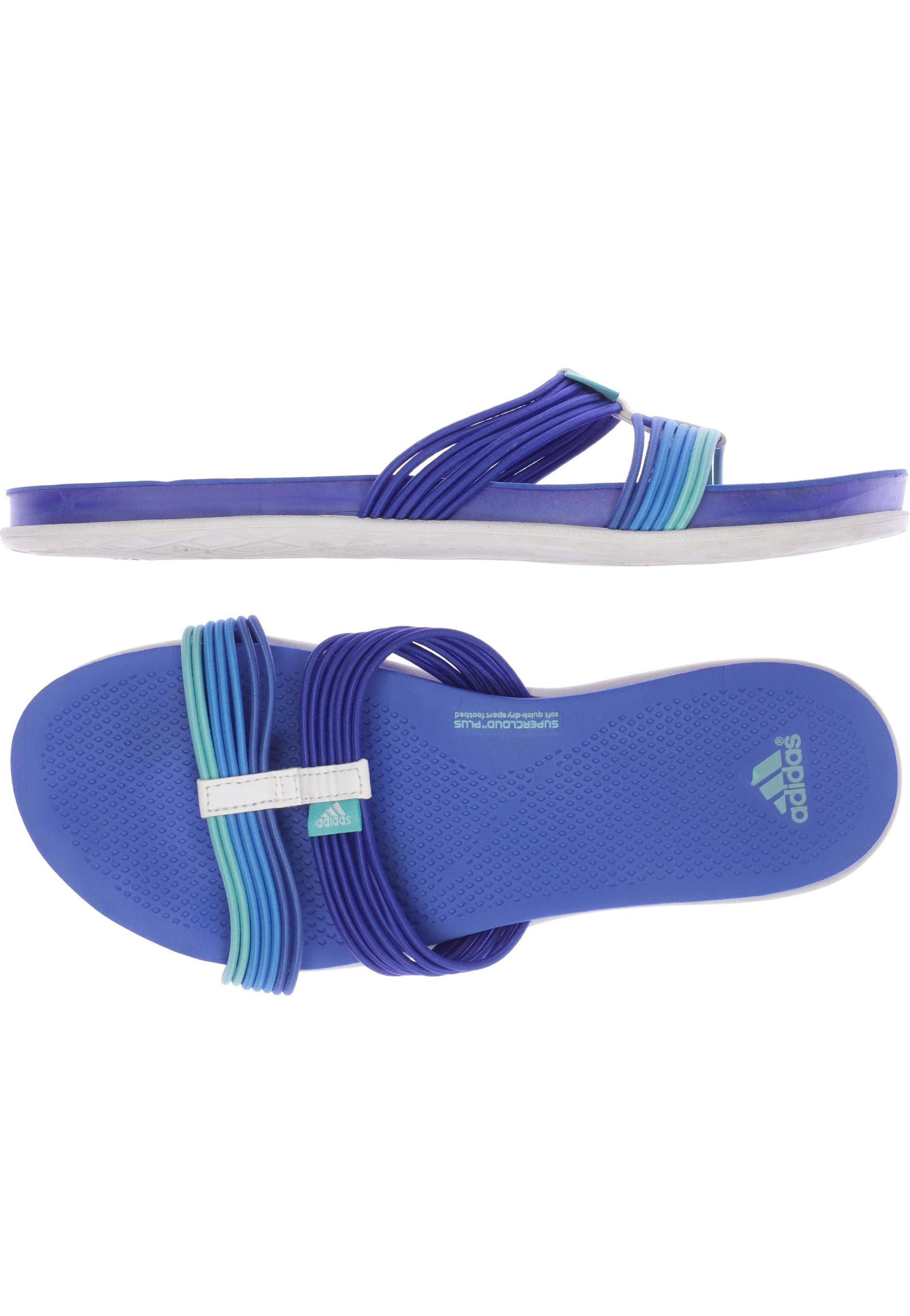 

adidas Damen Sandale, blau, Gr. 6