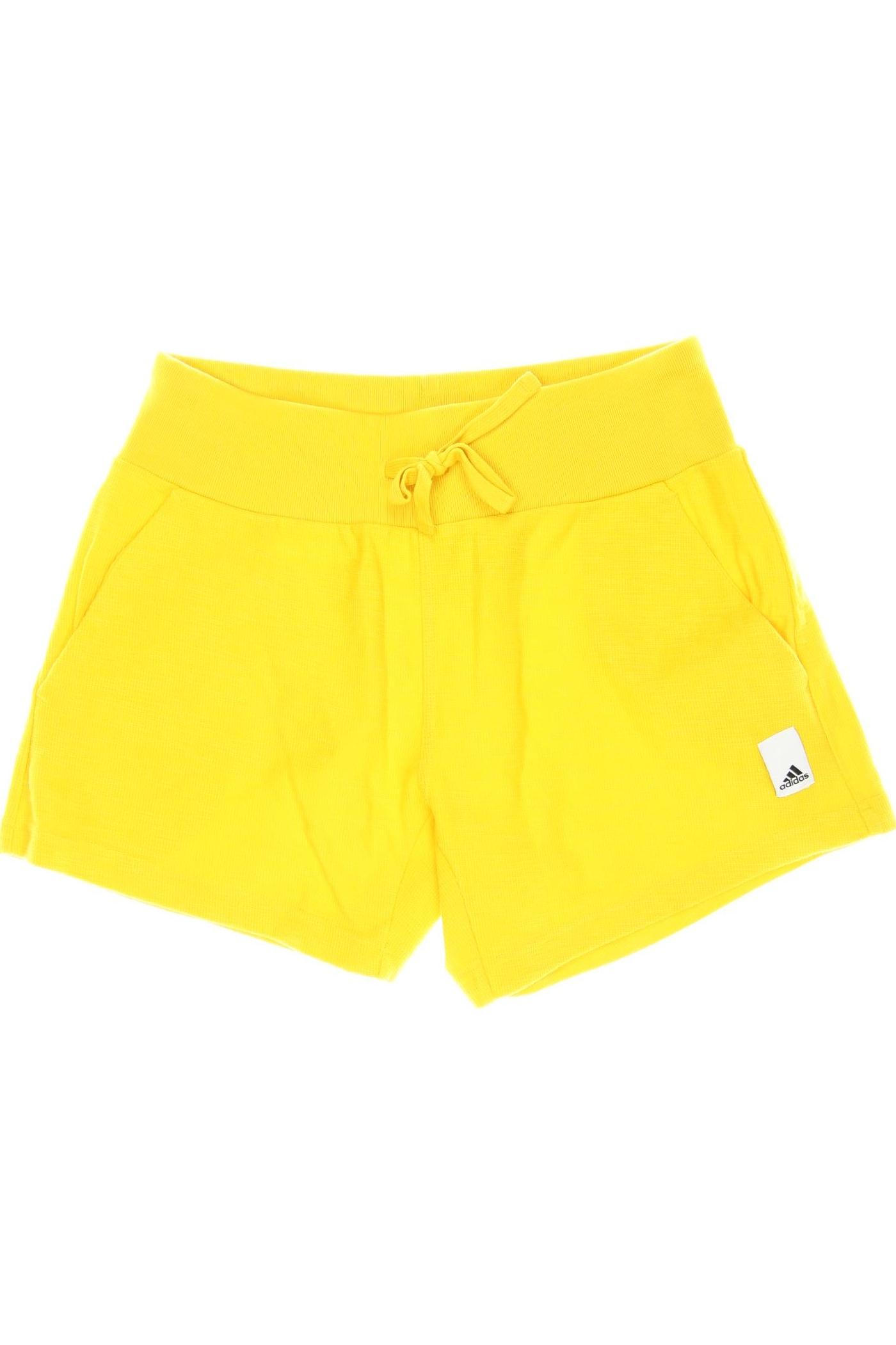 

adidas Damen Shorts, gelb, Gr. 36