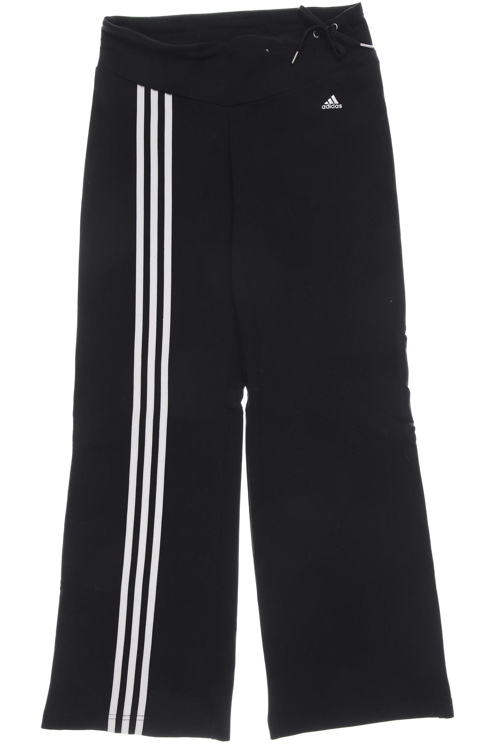 

adidas Damen Stoffhose, schwarz, Gr. 38