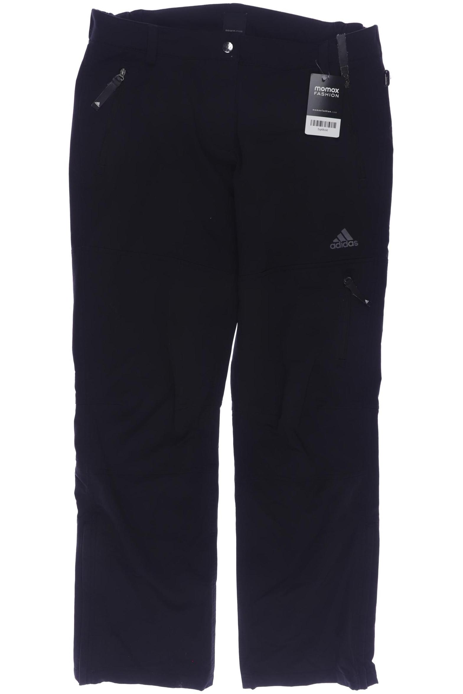 

adidas Damen Stoffhose, schwarz, Gr. 40