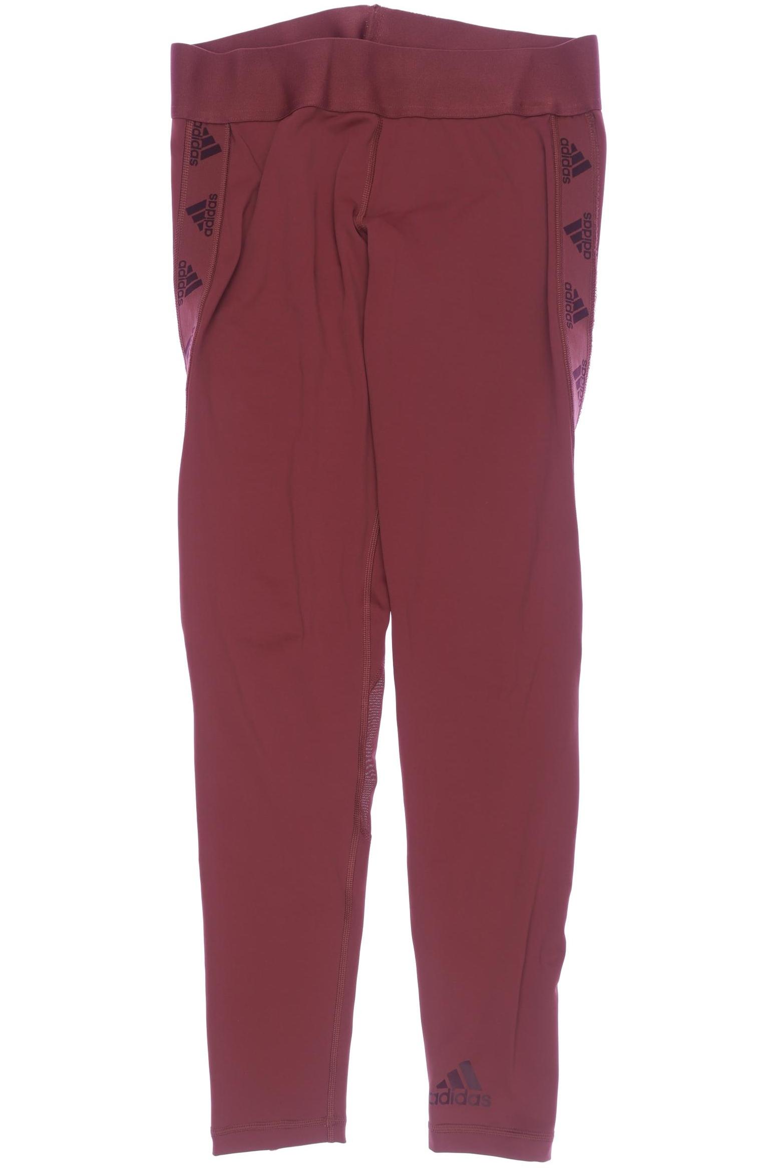 

adidas Damen Stoffhose, bordeaux, Gr. 0