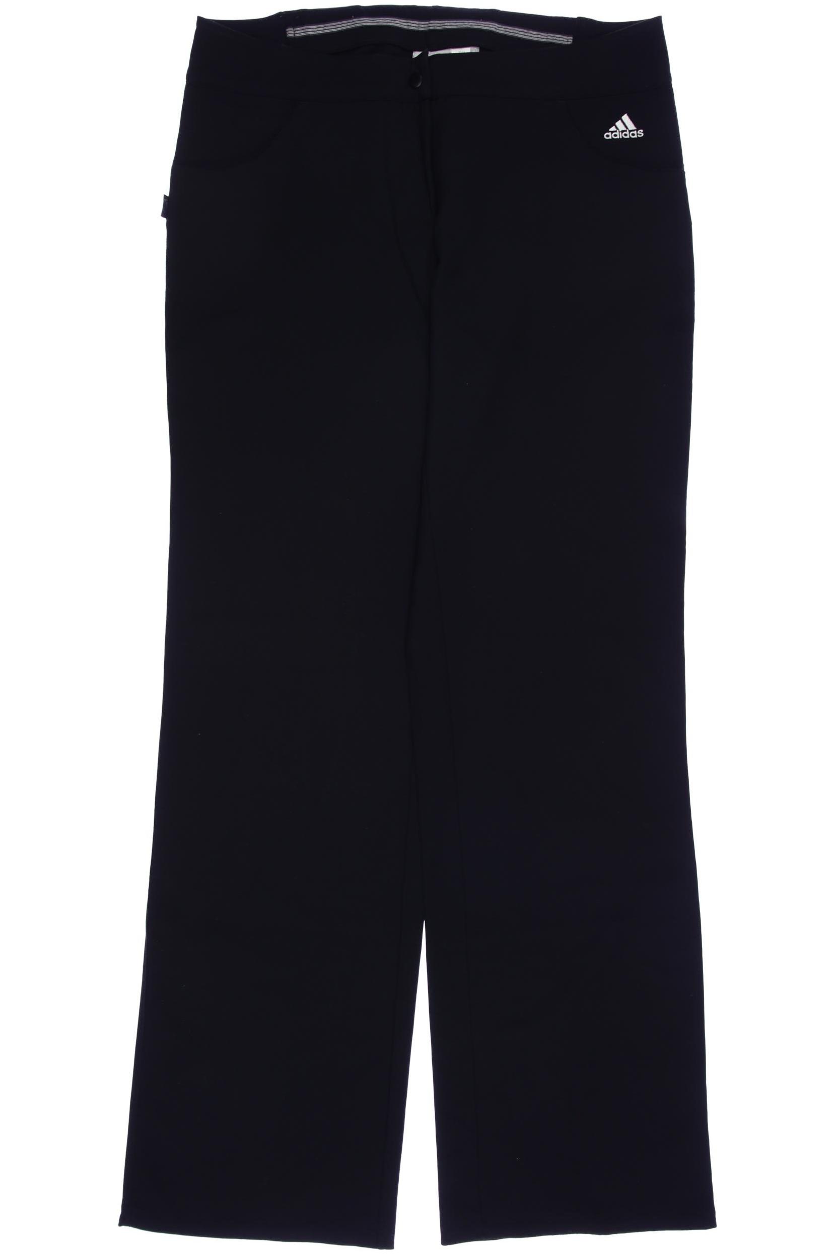 

adidas Damen Stoffhose, schwarz, Gr. 40