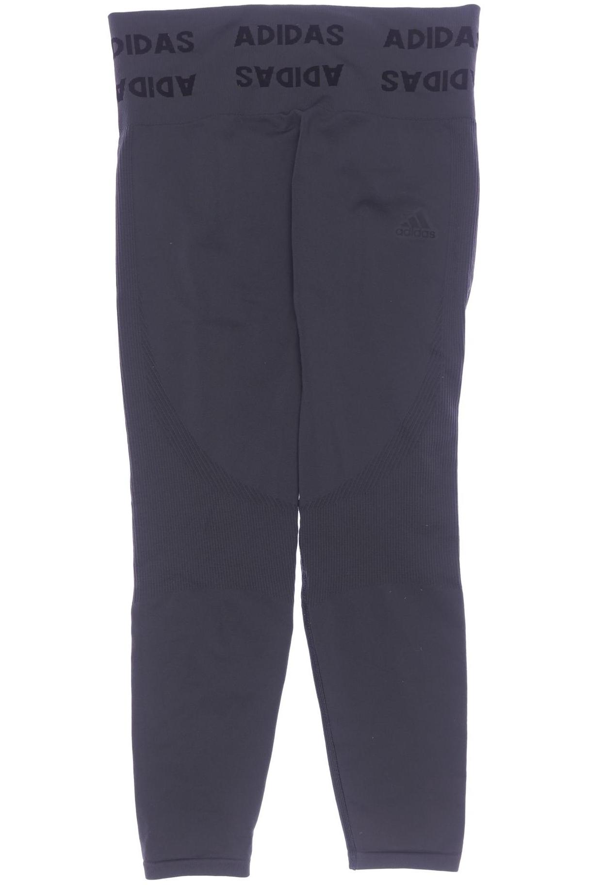 

adidas Damen Stoffhose, grau, Gr. 0