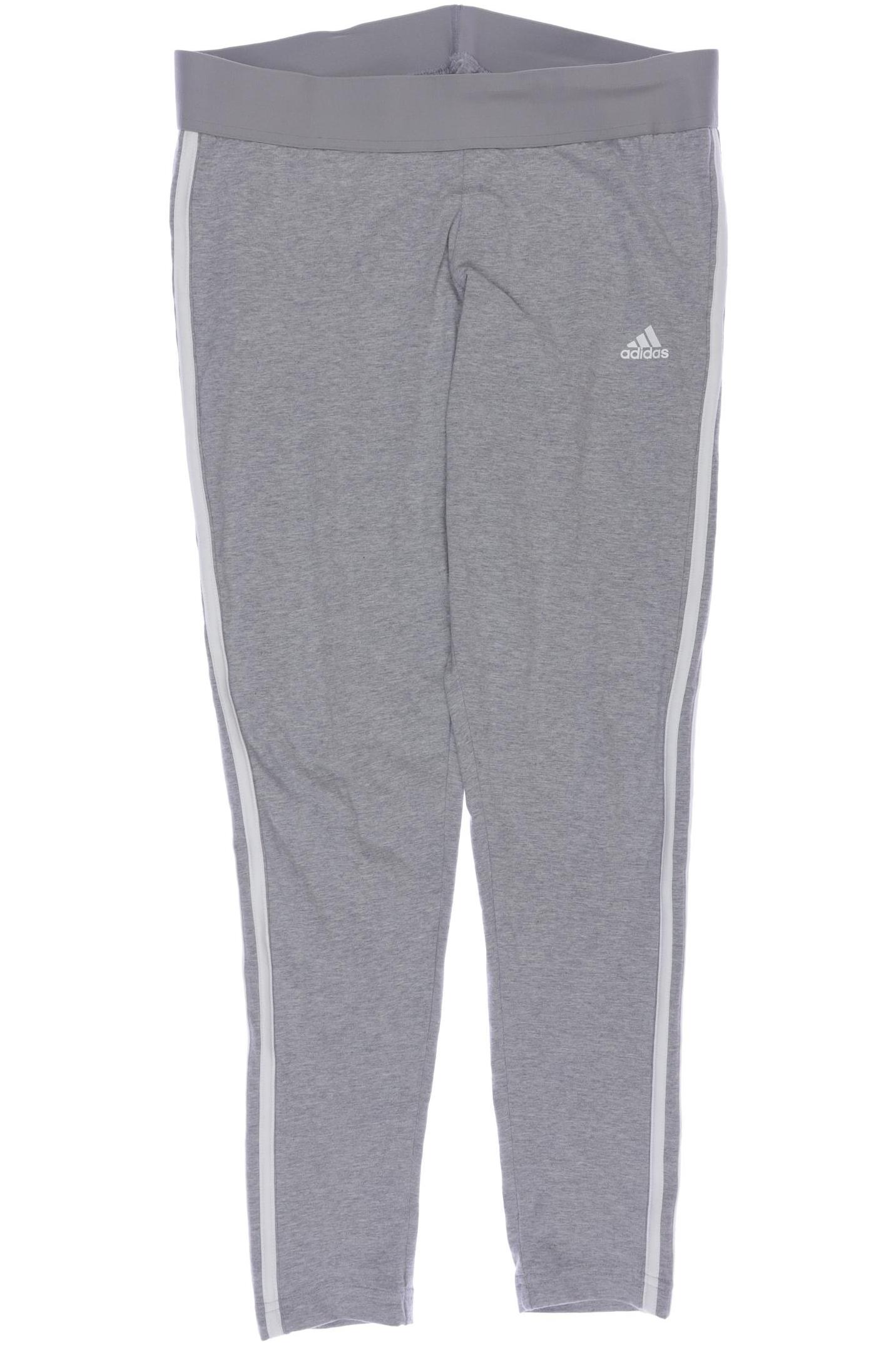 

adidas Damen Stoffhose, grau, Gr. 0
