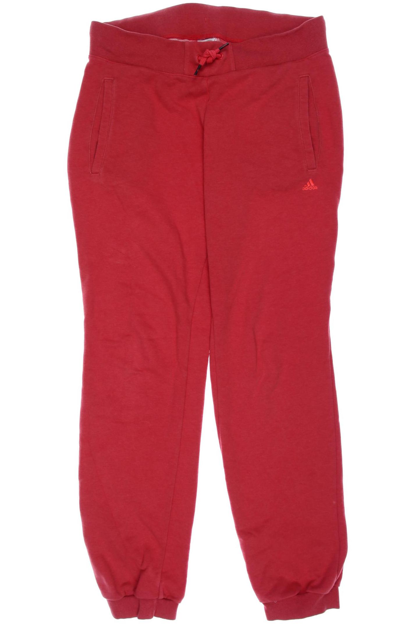 

adidas Damen Stoffhose, rot, Gr. 38