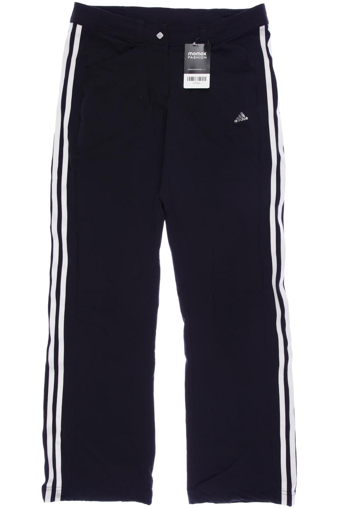 

adidas Damen Stoffhose, schwarz, Gr. 30