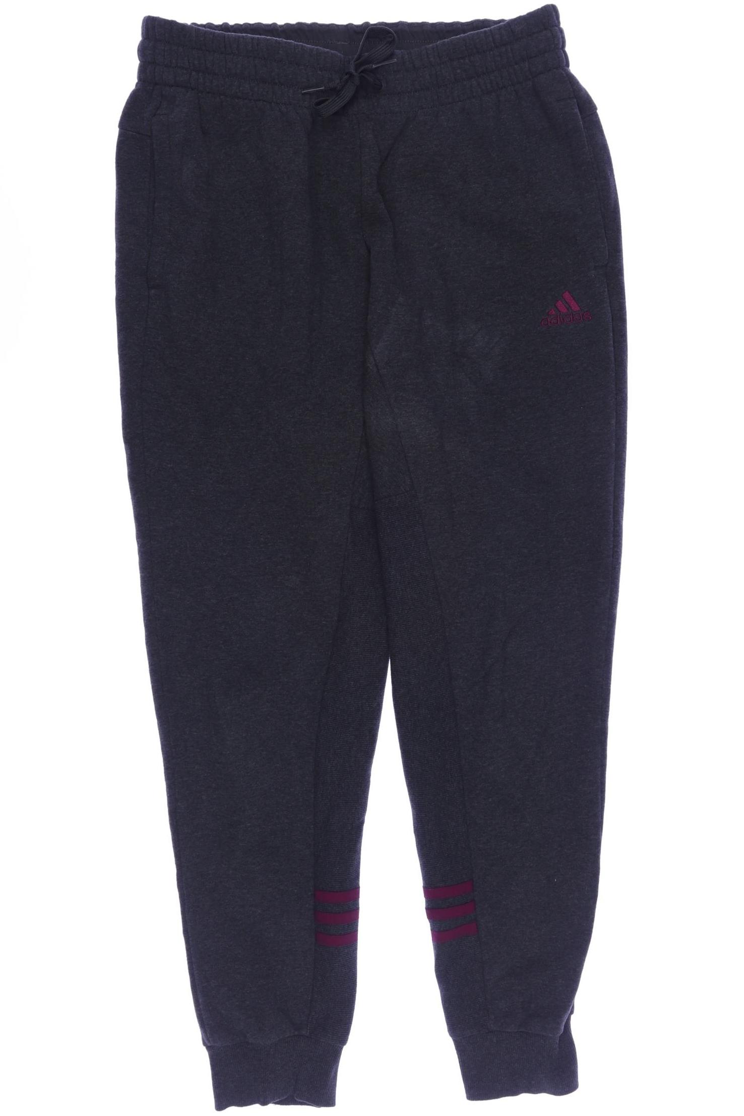 

adidas Damen Stoffhose, grau, Gr. 0