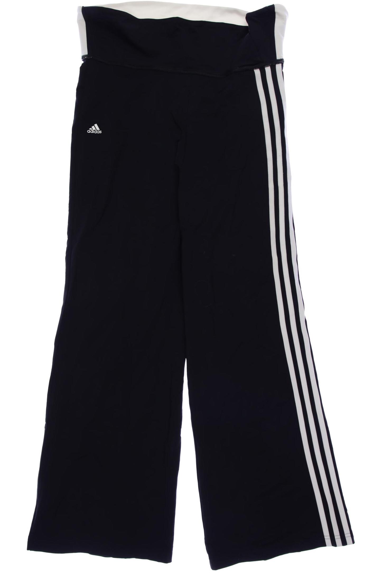 

adidas Damen Stoffhose, schwarz, Gr. 42