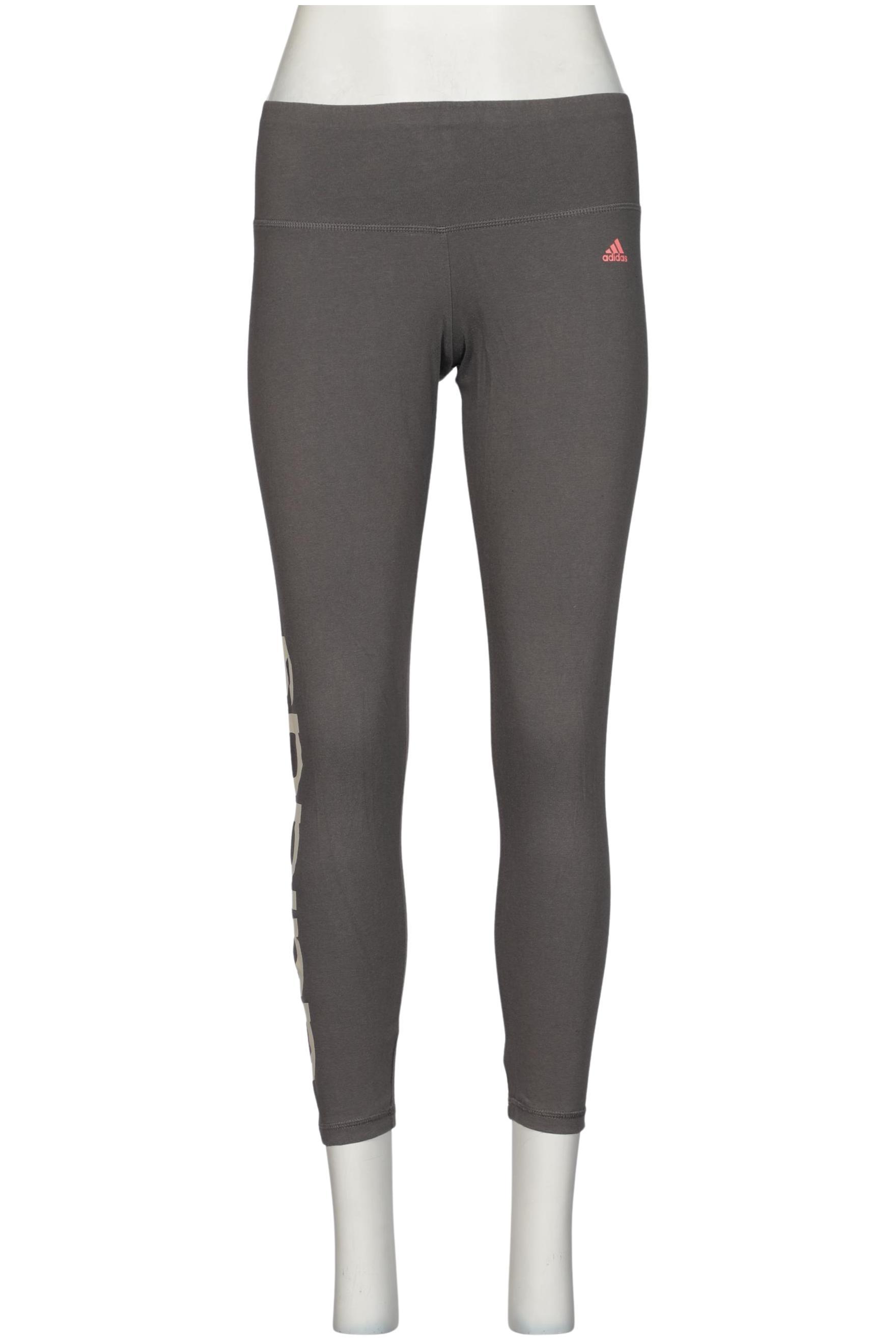 

adidas Damen Stoffhose, grau, Gr. 0