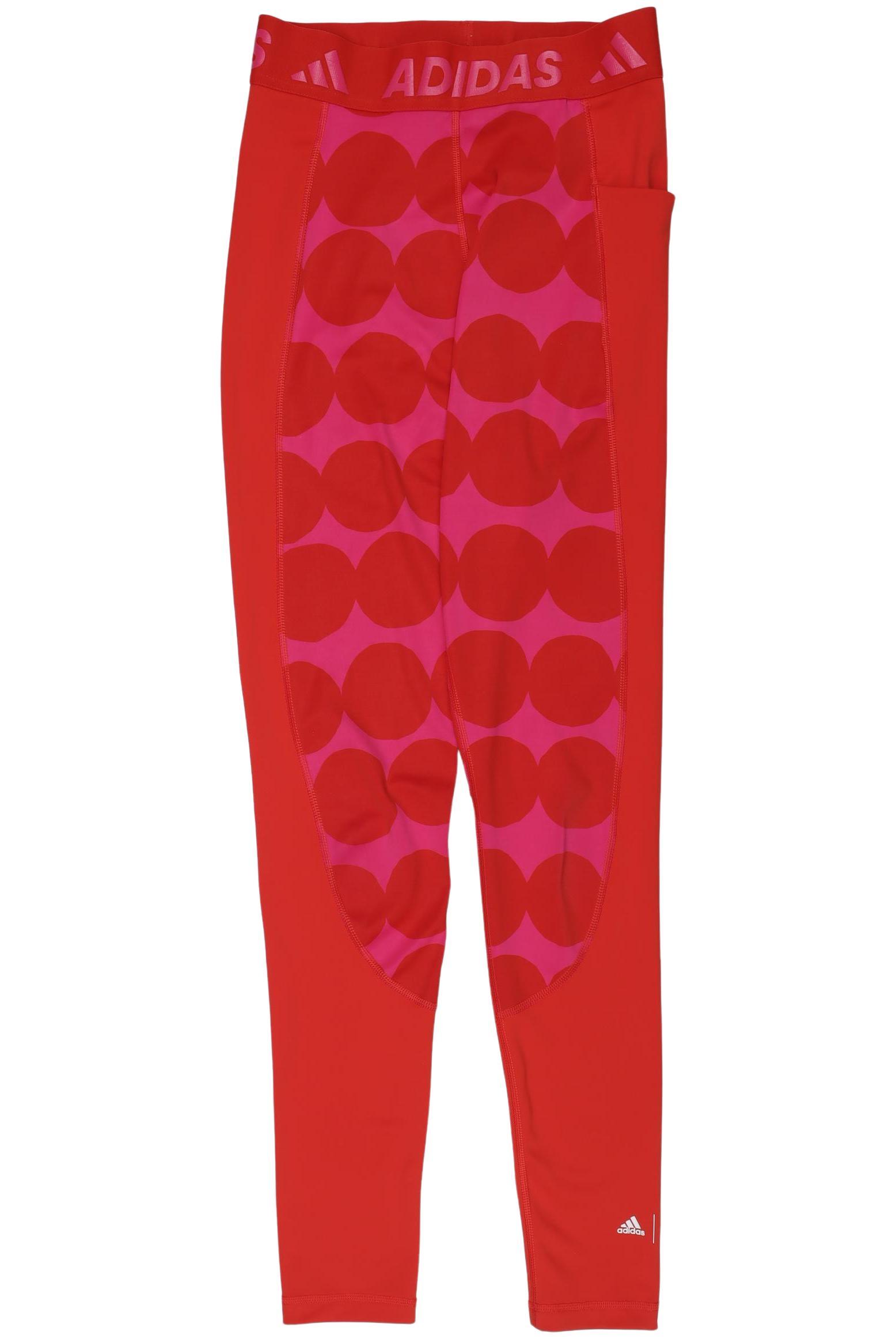 

adidas Damen Stoffhose, rot, Gr. 0
