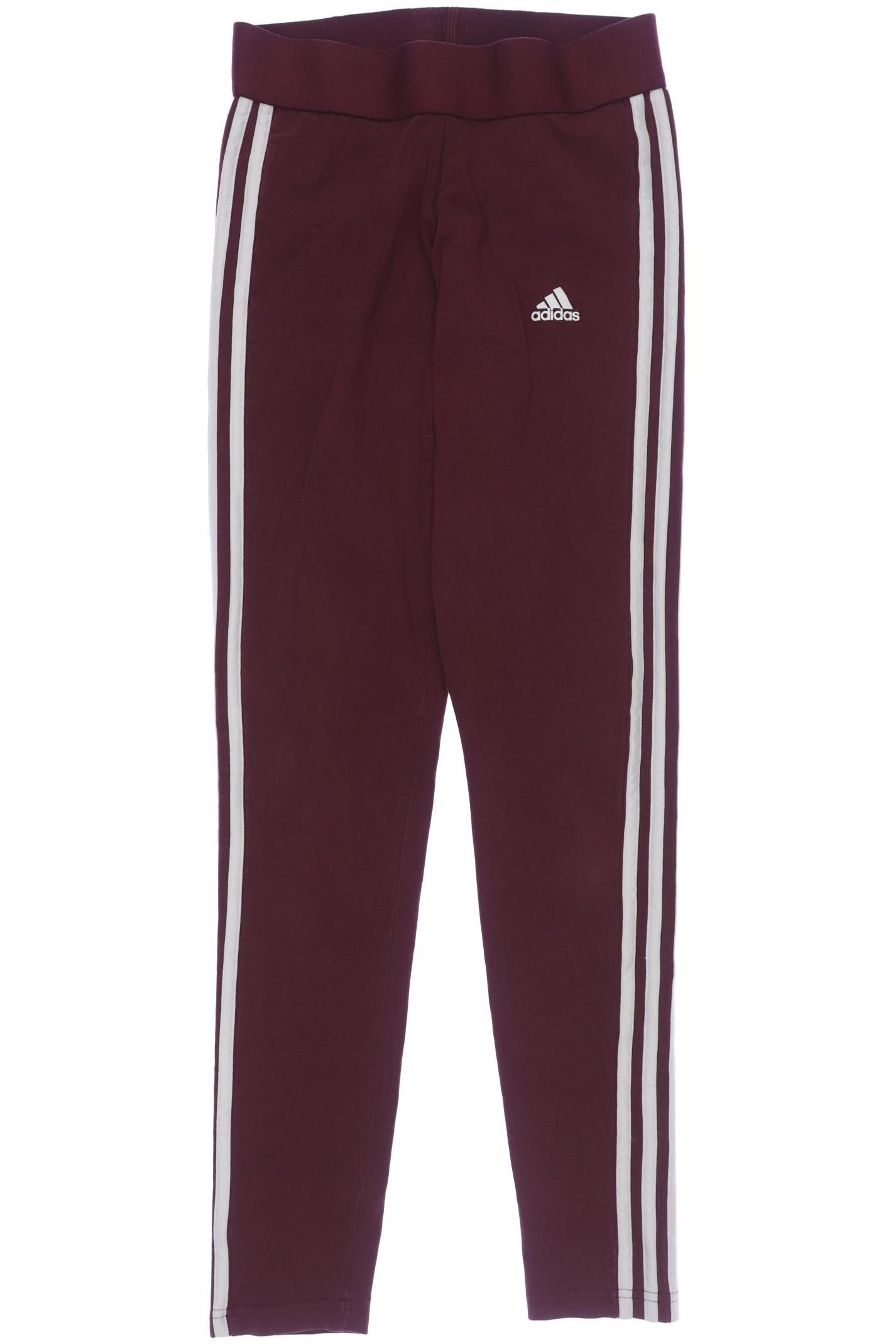 

adidas Damen Stoffhose, bordeaux, Gr. 0