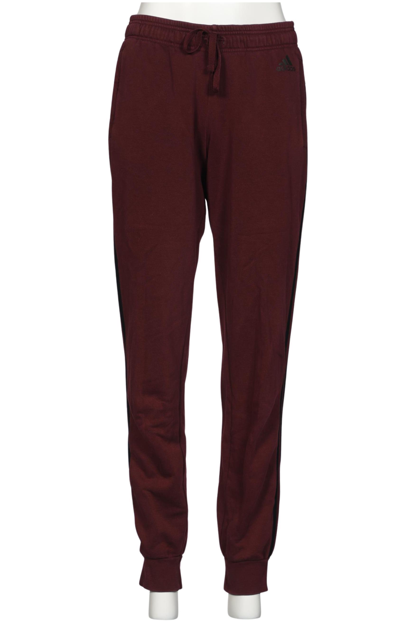 

adidas Damen Stoffhose, bordeaux, Gr. 30