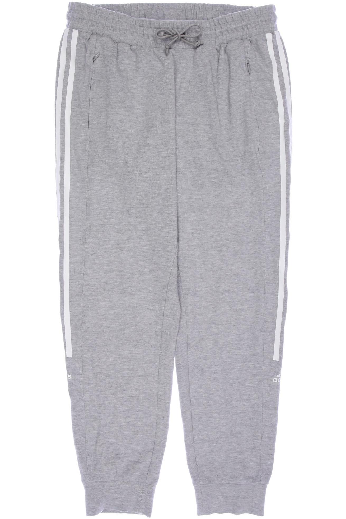 

adidas Damen Stoffhose, grau, Gr. 0