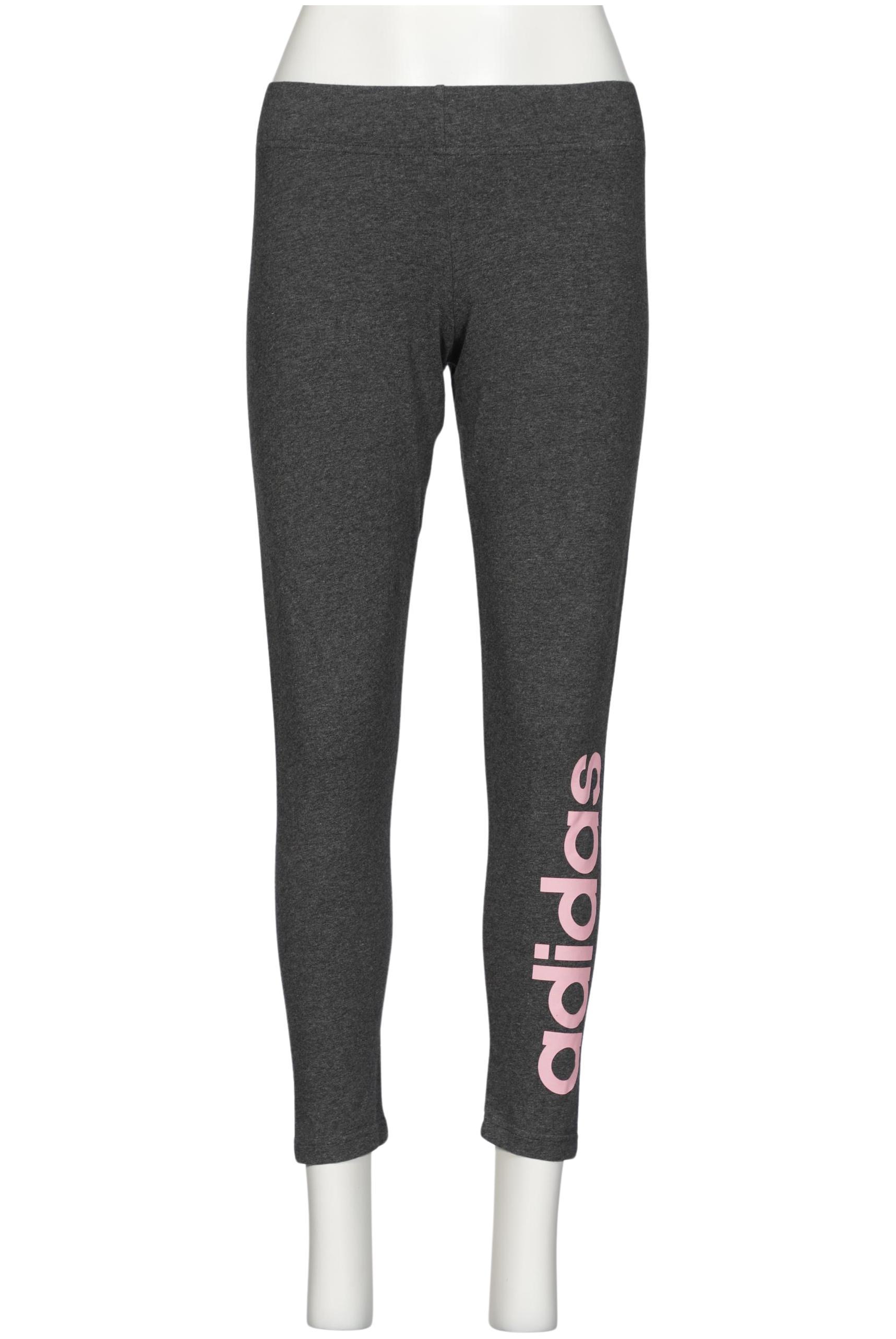 

adidas Damen Stoffhose, grau, Gr. 0