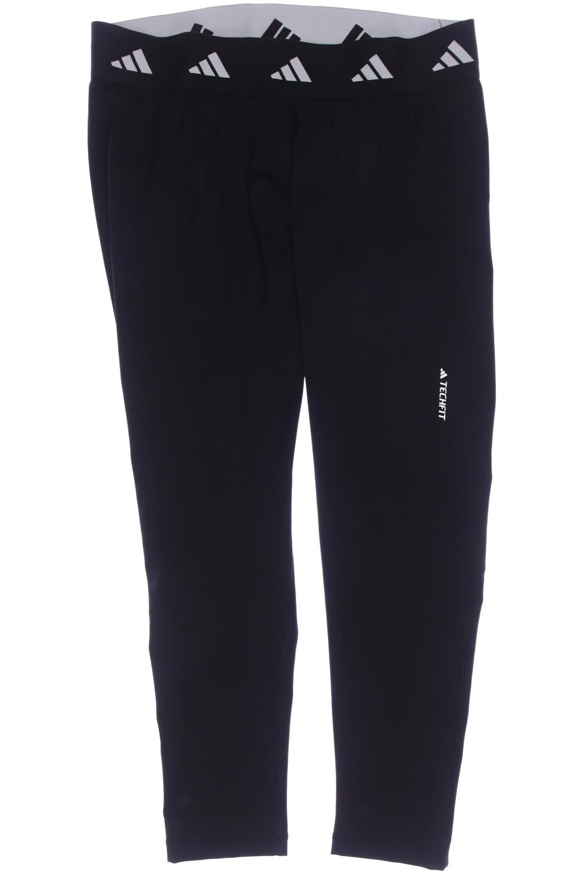 

adidas Damen Stoffhose, schwarz, Gr. 46