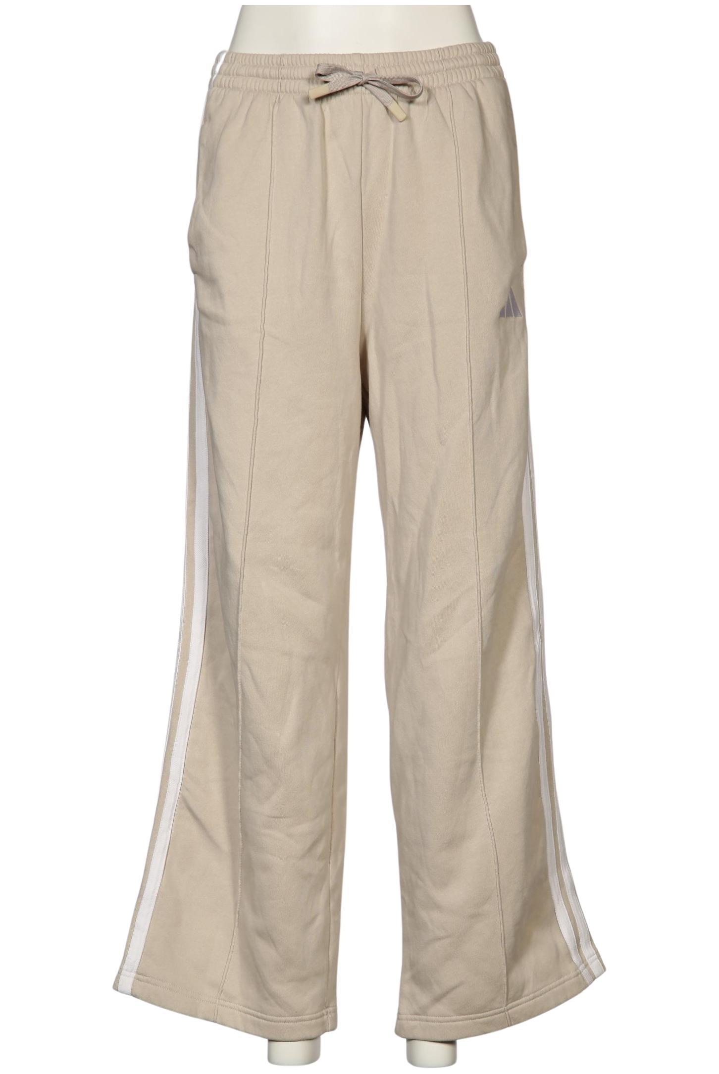 

adidas Damen Stoffhose, beige, Gr. 0
