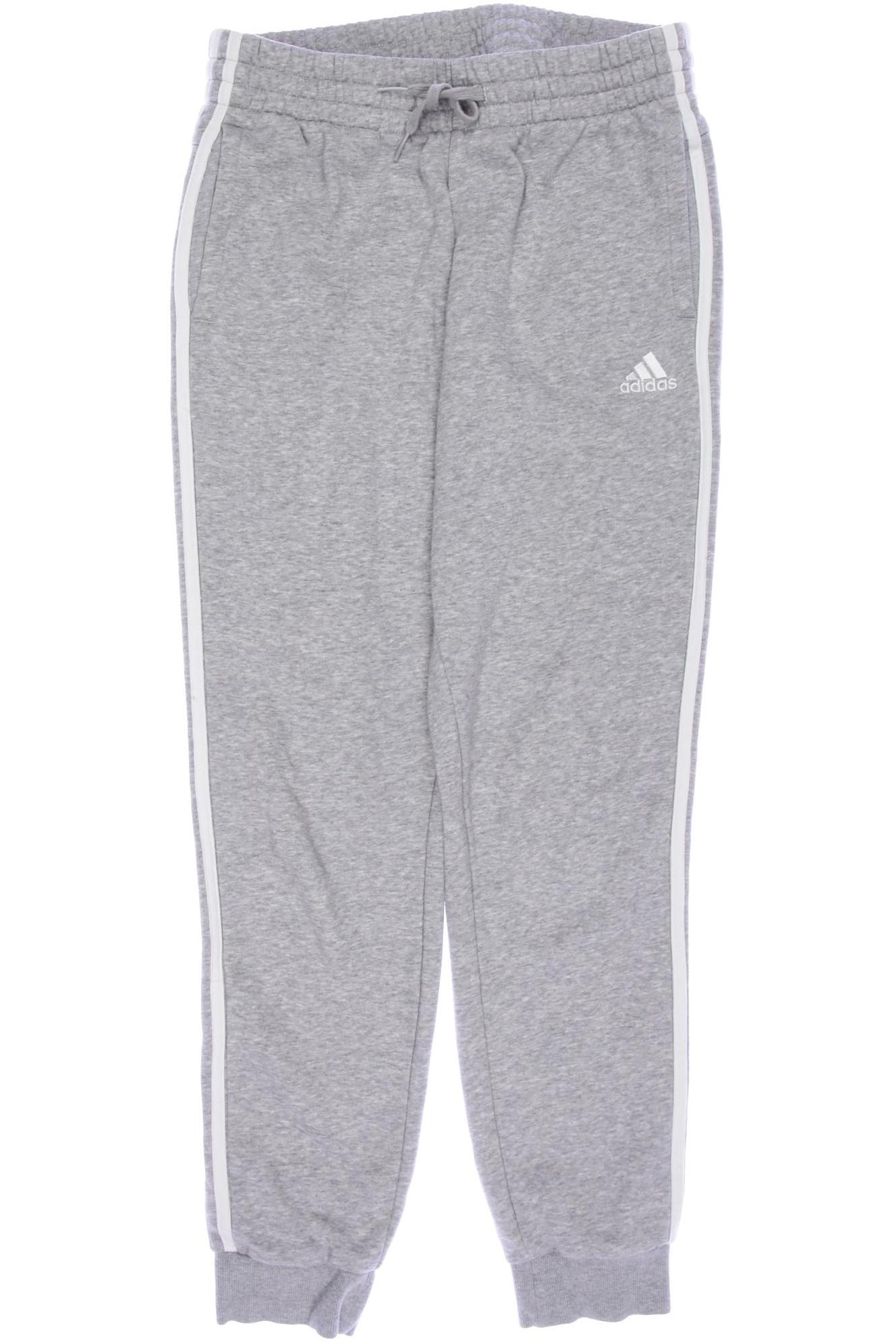 

adidas Damen Stoffhose, grau, Gr. 0