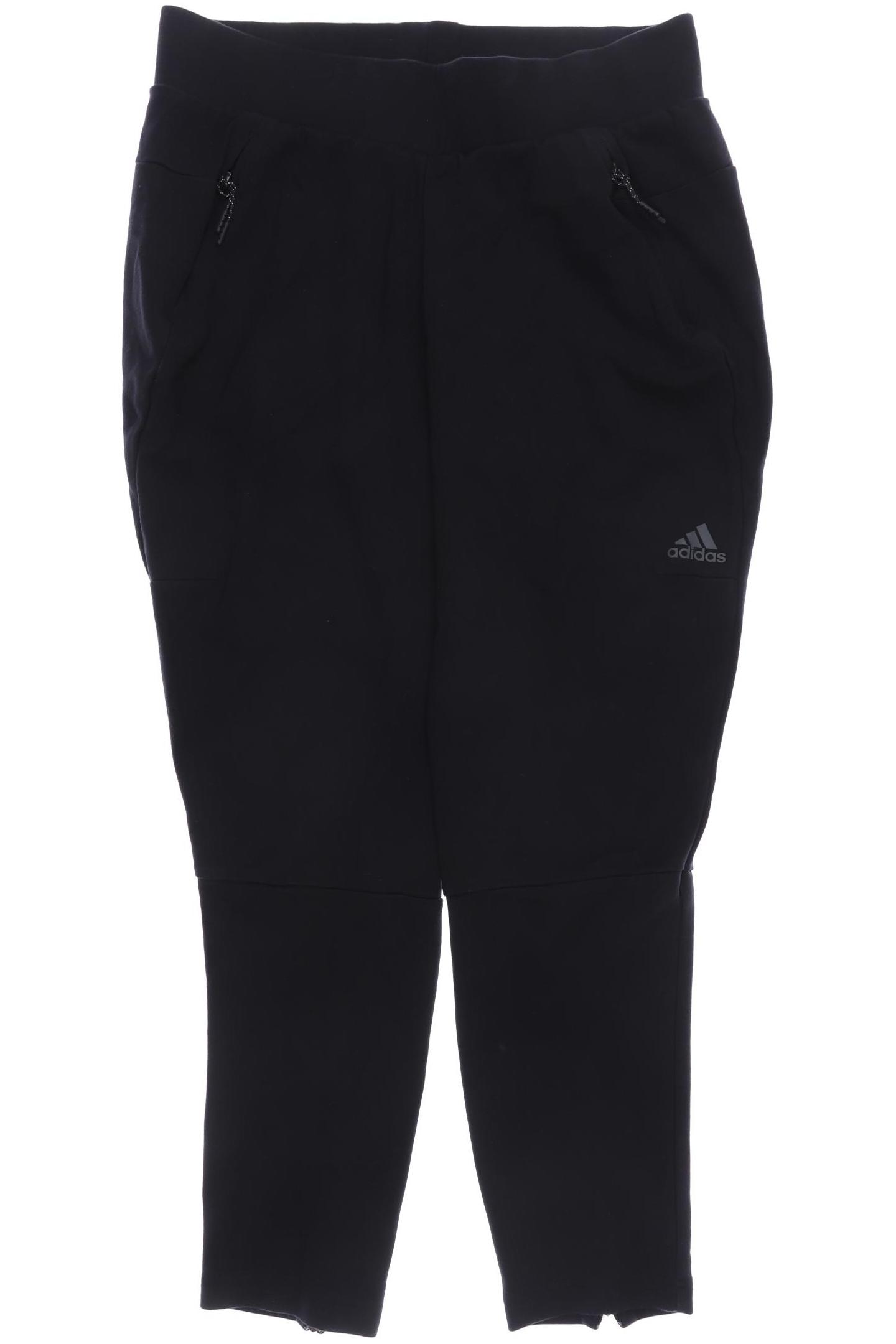

adidas Damen Stoffhose, schwarz, Gr. 0
