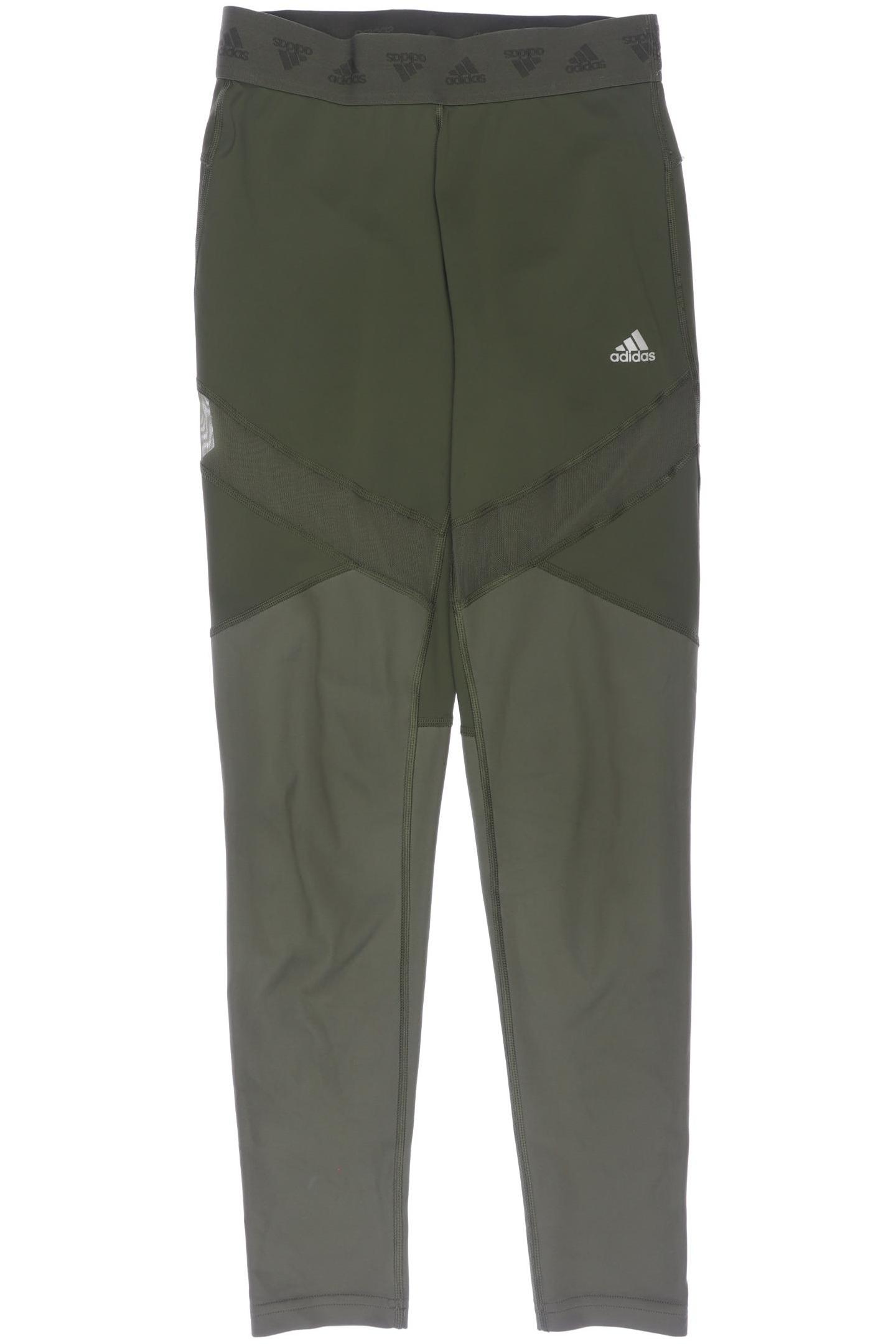 

adidas Damen Stoffhose, grün, Gr. 0