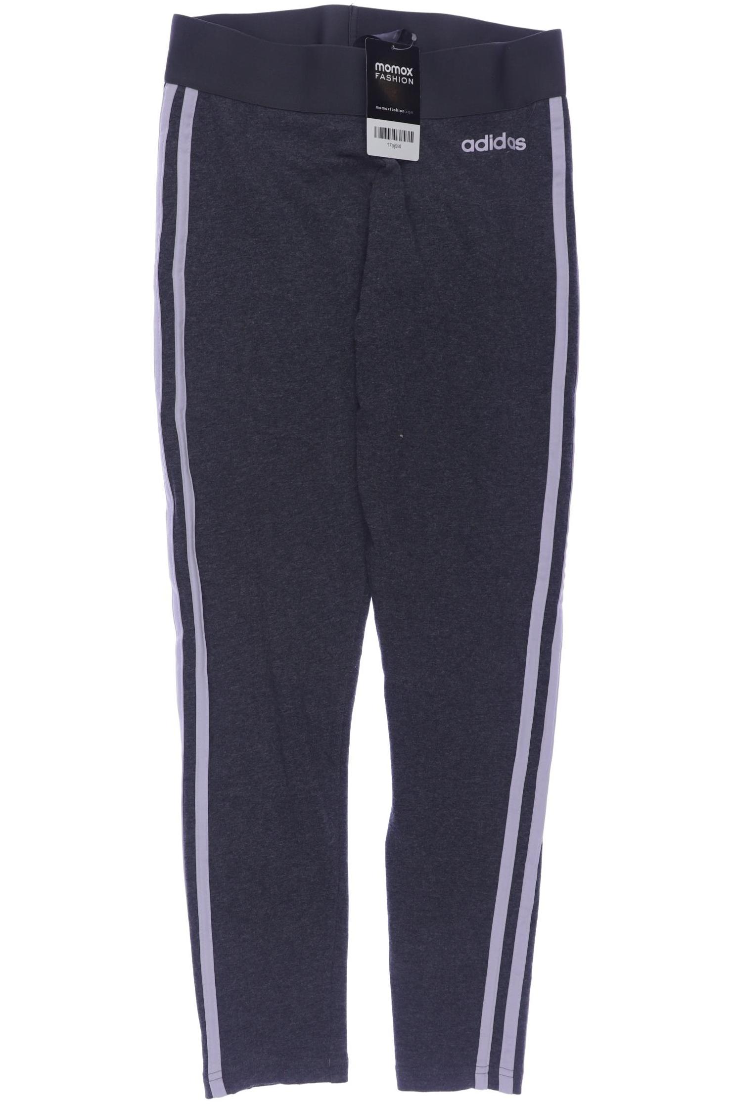 

adidas Damen Stoffhose, grau, Gr. 0